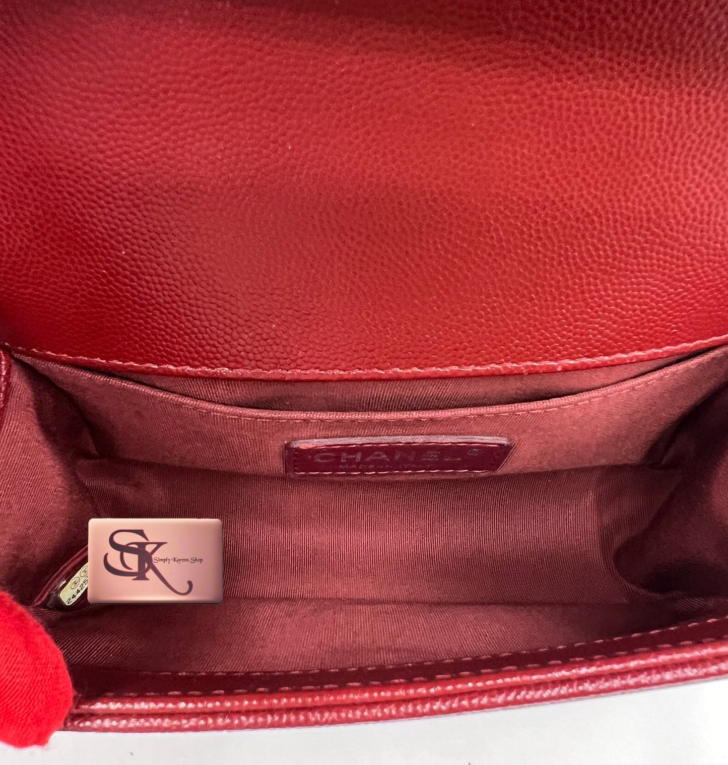 Chanel Chevron Caviar skin Leboy Pm size π΅πP232,000π΅π