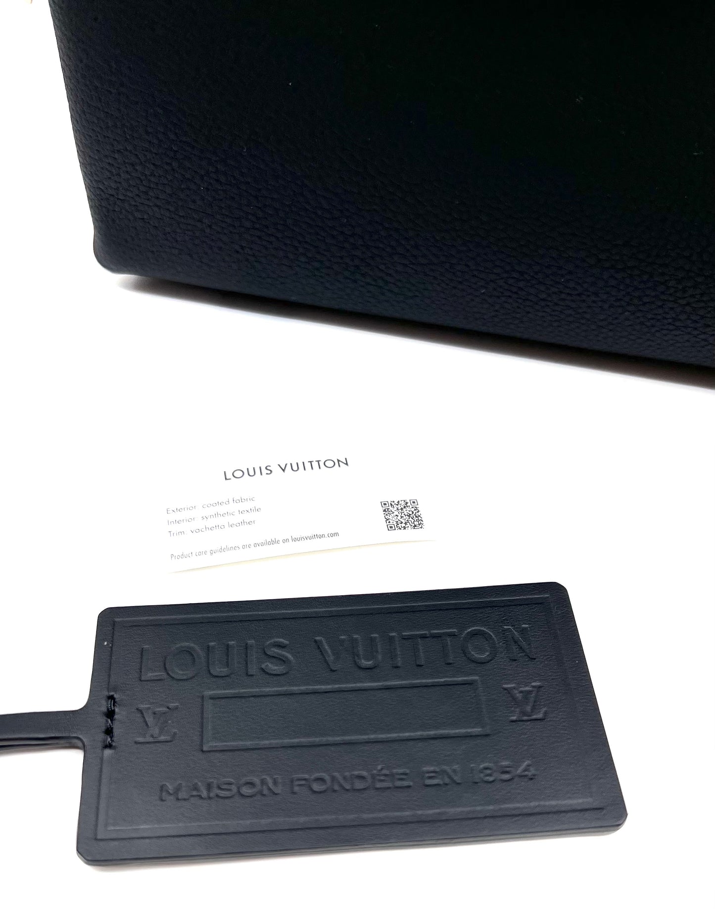 Lv Aerogram Take Off Black Leather Back Pack