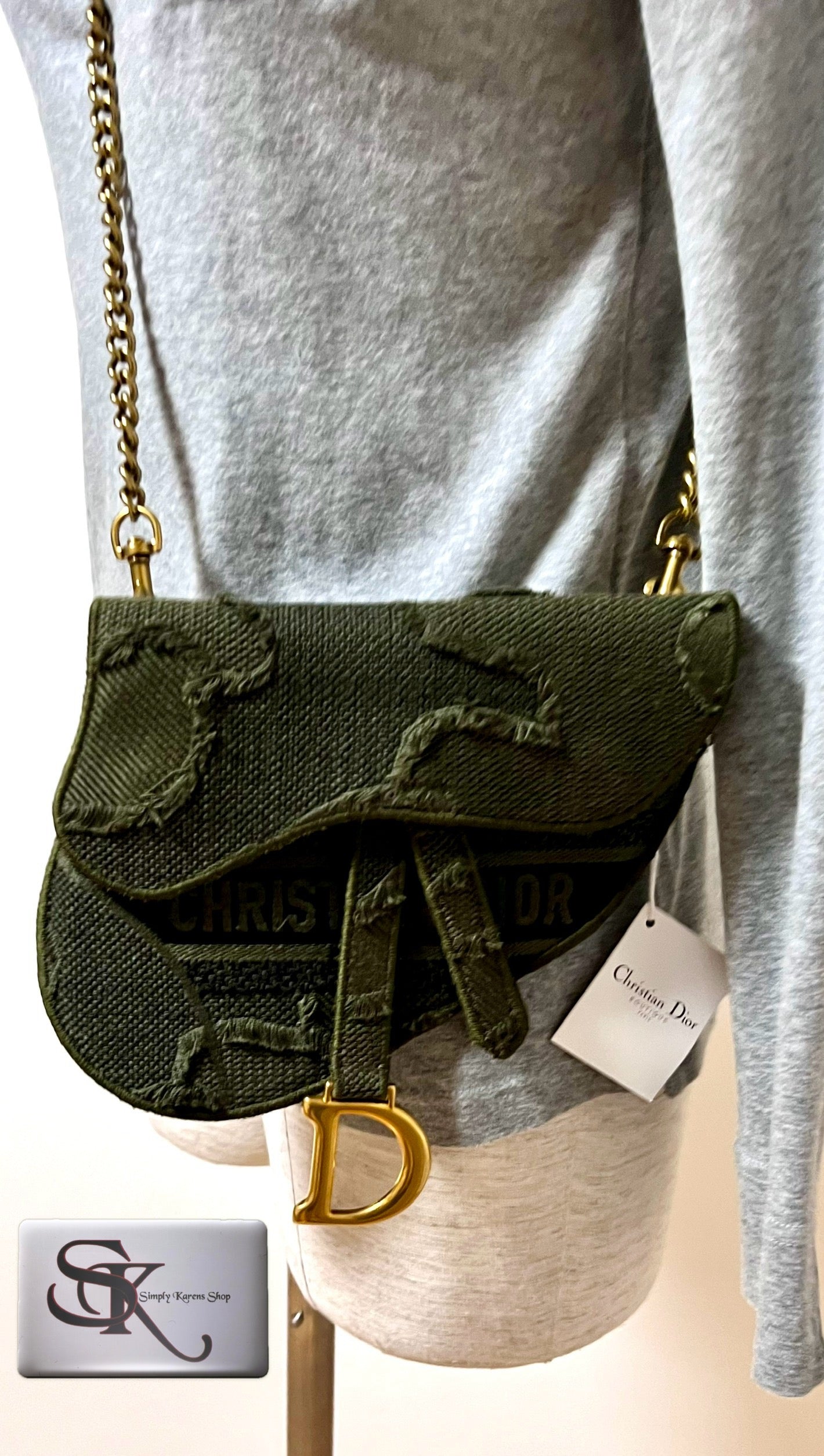 Christian Dior Saddle Beltbag 2 way with chain strap π΅πP92,000π΅π