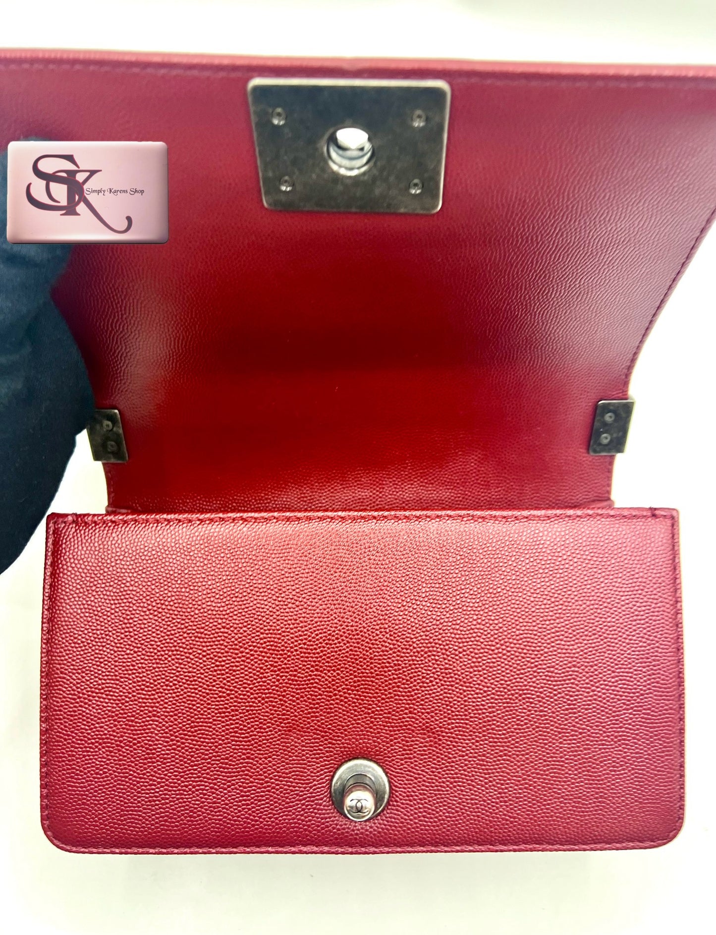 Chanel Chevron Caviar skin Leboy Pm size π΅πP232,000π΅π