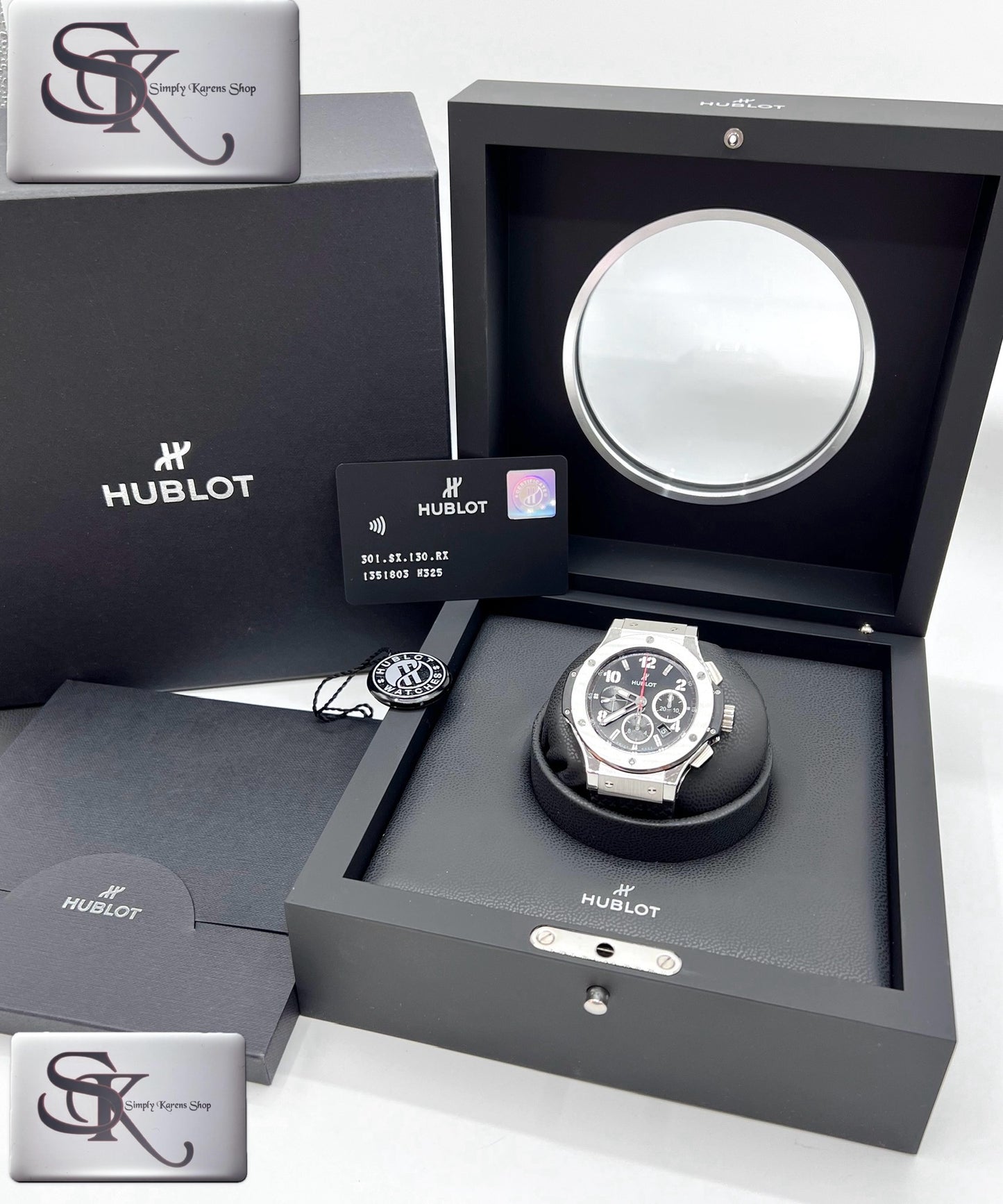 Hublot Bigbang AT 48mm SS/black Rubber 20cm complete π΅πP378,400π΅π