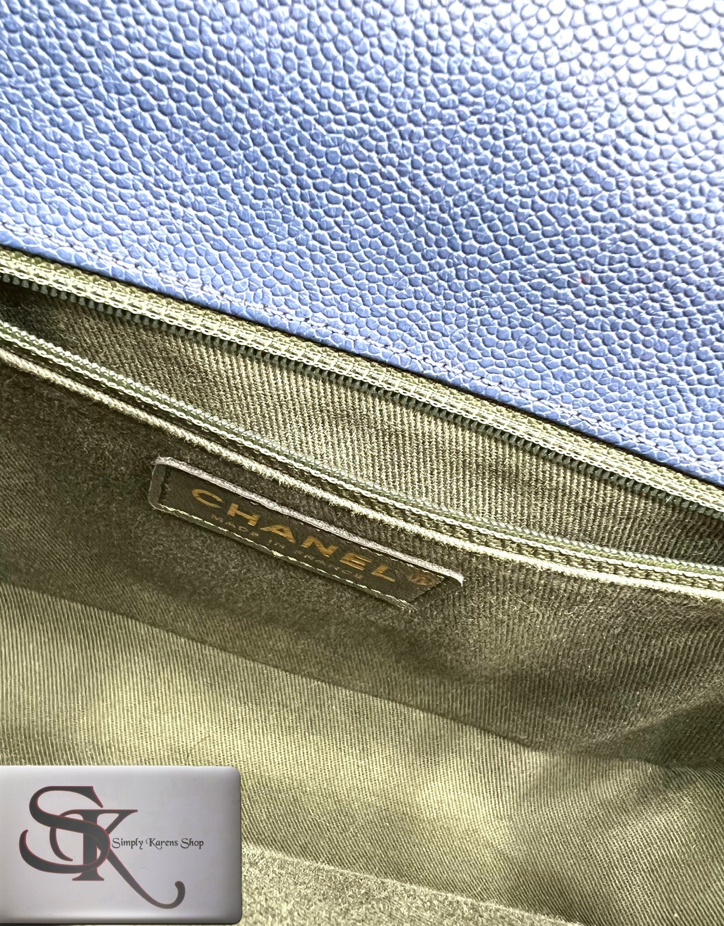 Chanel Caviar Leboy Navy Blue New Medium G.H. (🇵🇭P344,000)