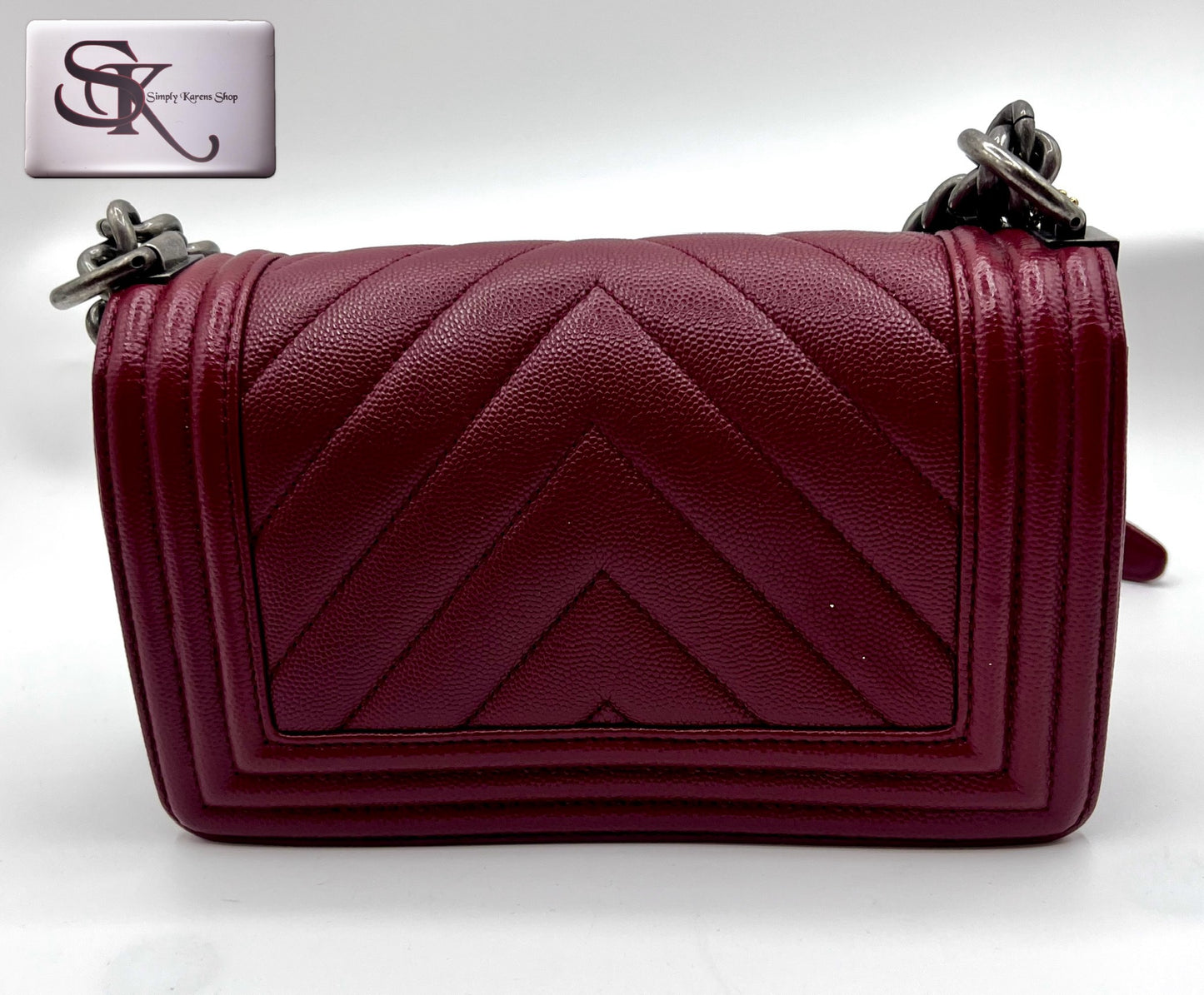 Chanel Chevron Caviar skin Leboy Pm size π΅πP232,000π΅π