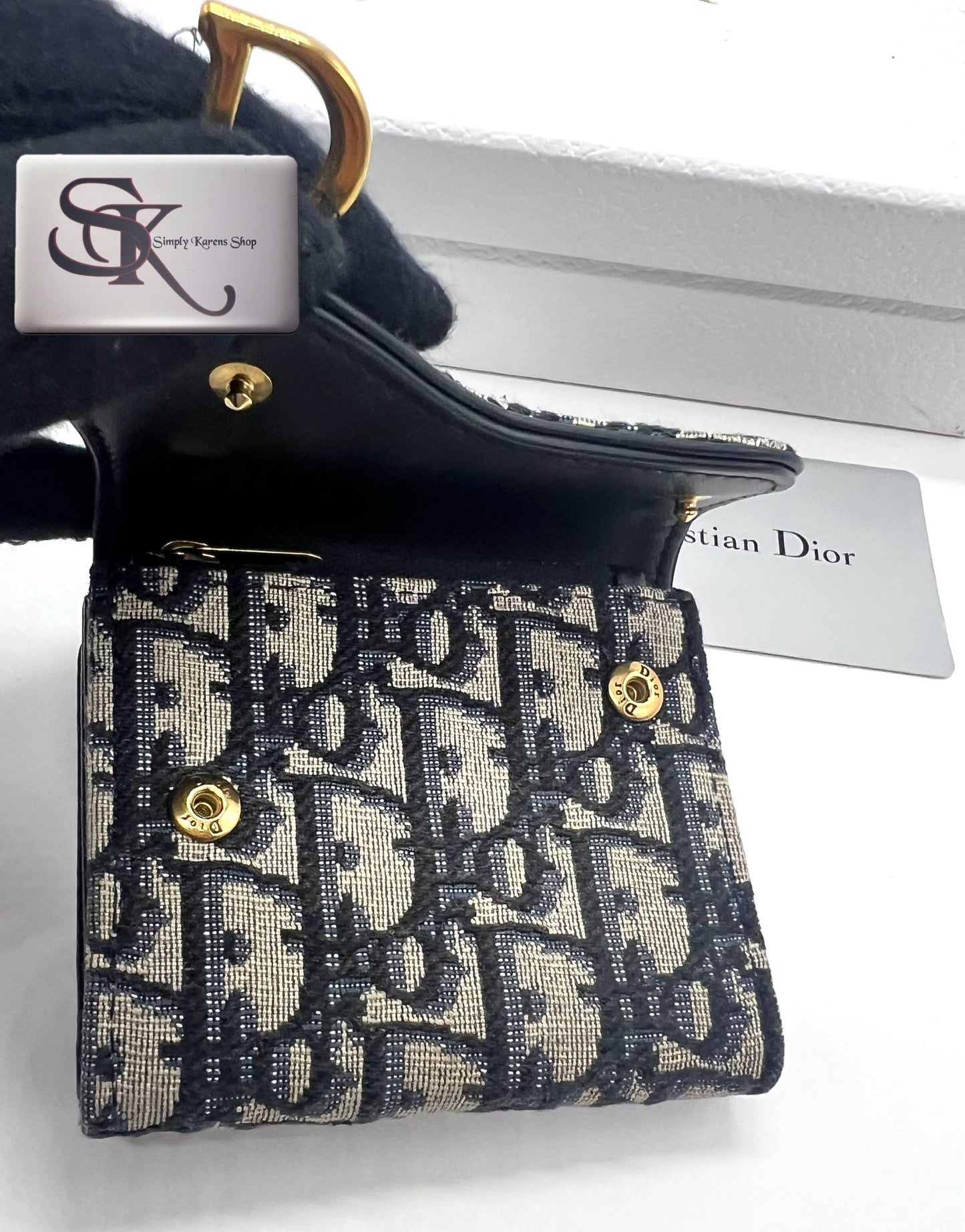 Christian Dior Oblique Saddle Lotus Compact wallet π΅πP26,400π΅π