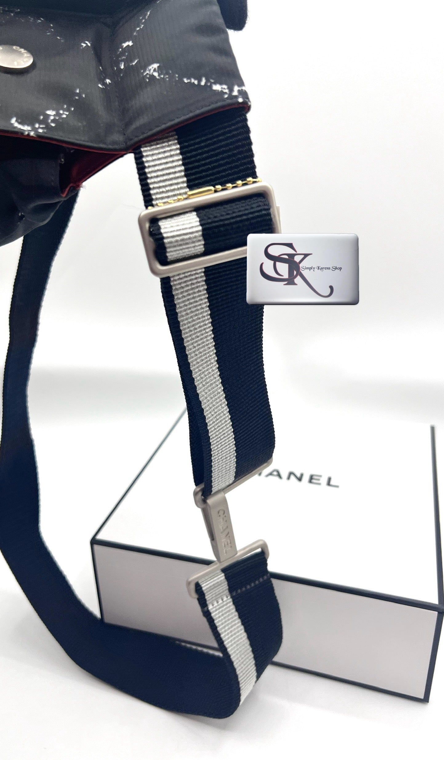 Chanel Black Travel Line Waist Pouch Size 100cm X 112cm / 39 X 44 inches 🇵🇭P19,200