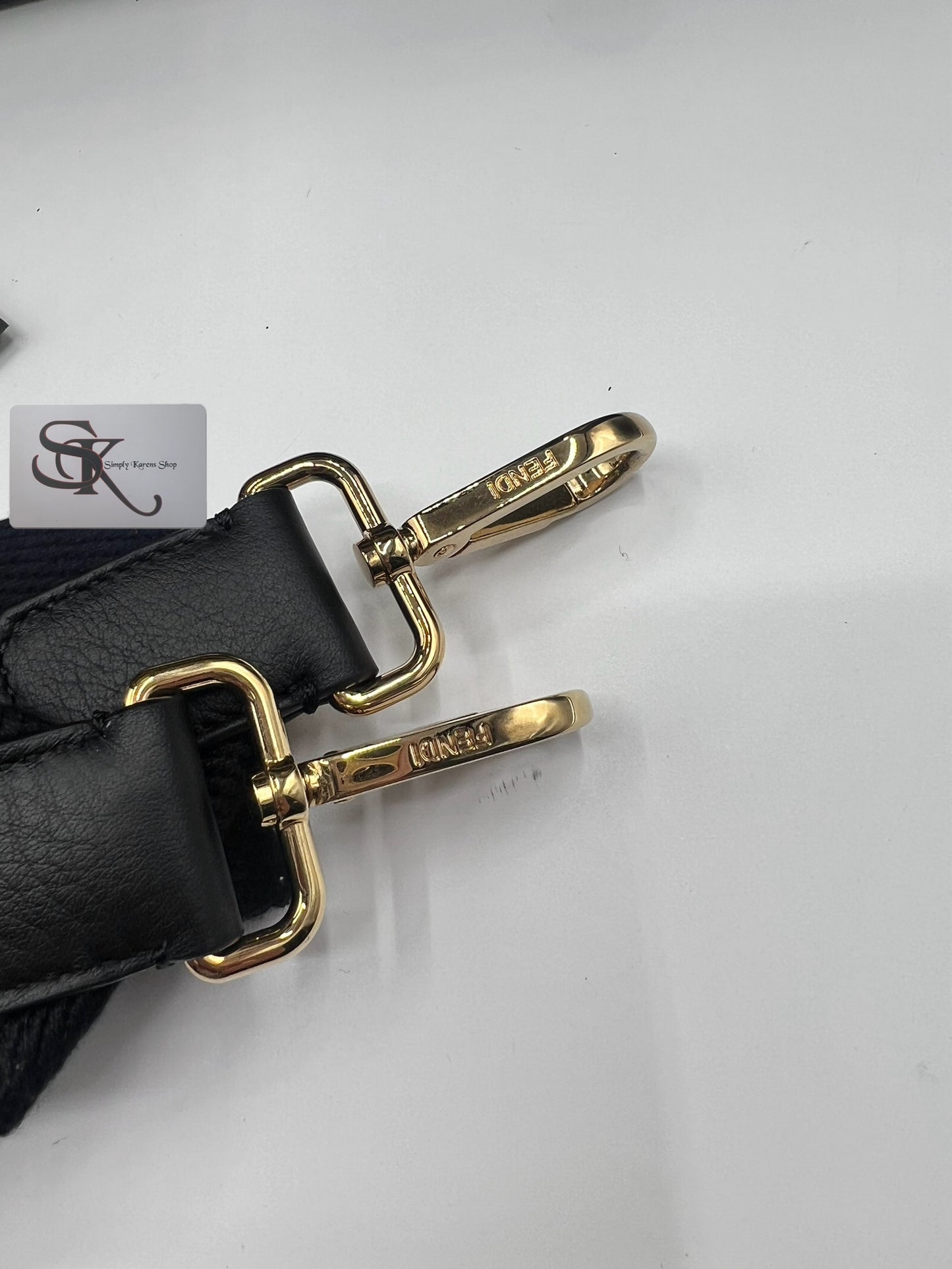 FENDI X VERSACE CANVAS FENDACE LOGO SHOPPING 2 WAY BAG