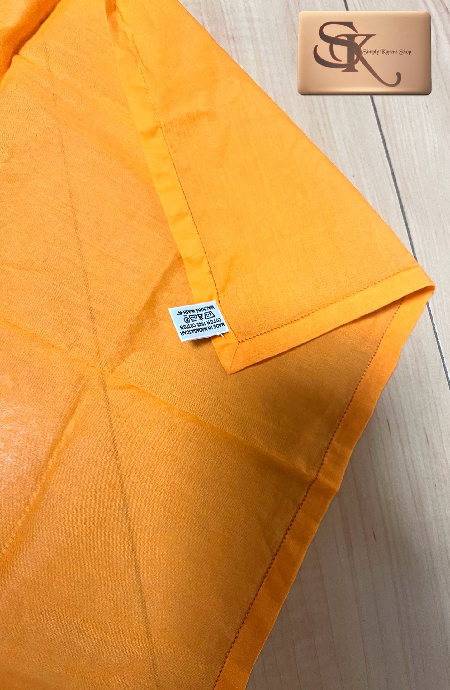 Hermes Nekckerchief Evelyn Mouchoirs marceau Orange cotton Broidery Punching H 🇵🇭P6,000🇵🇭