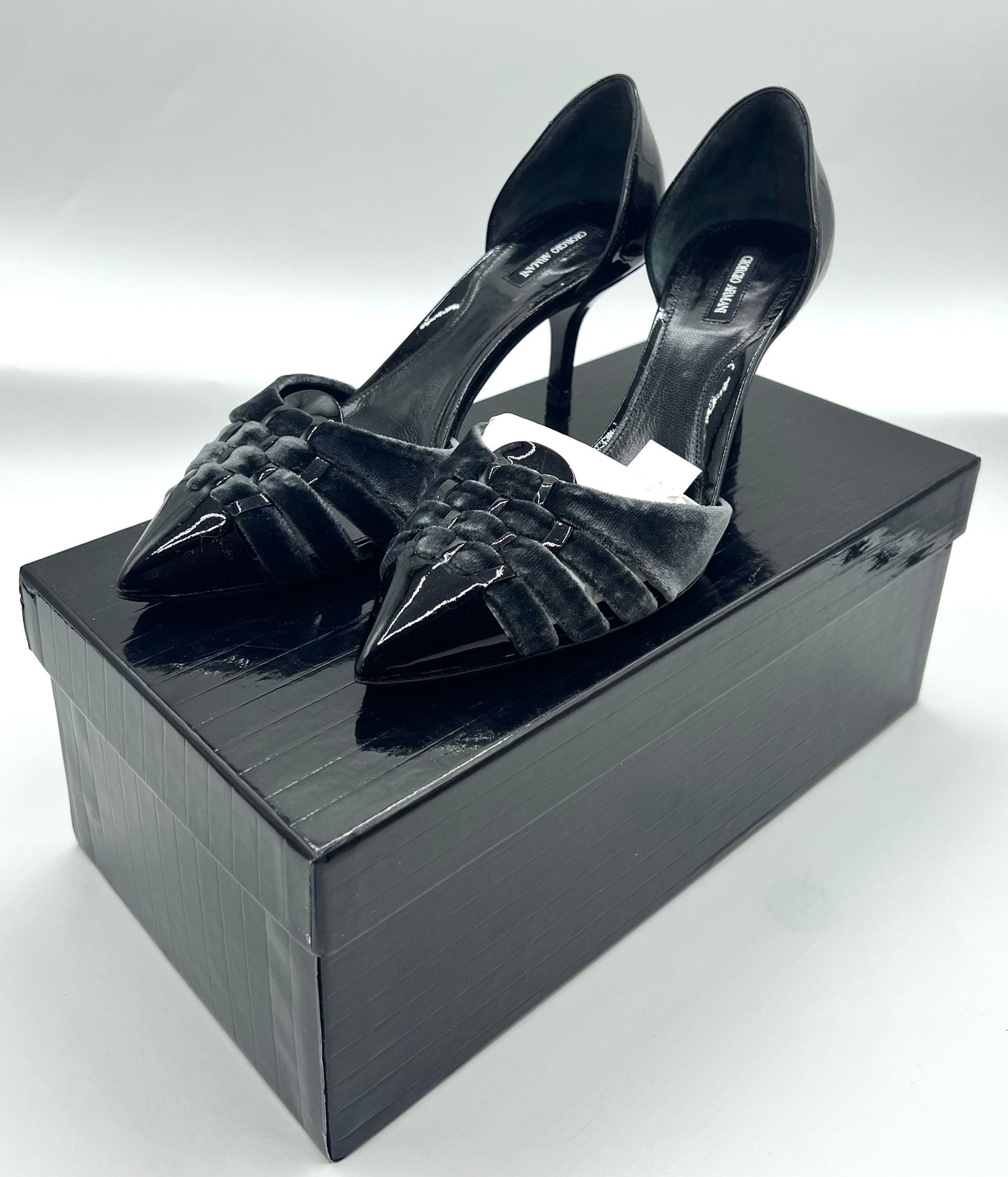 Gorgio Armani Suede/enamel Pumps S38 π΅πP4,800π΅π