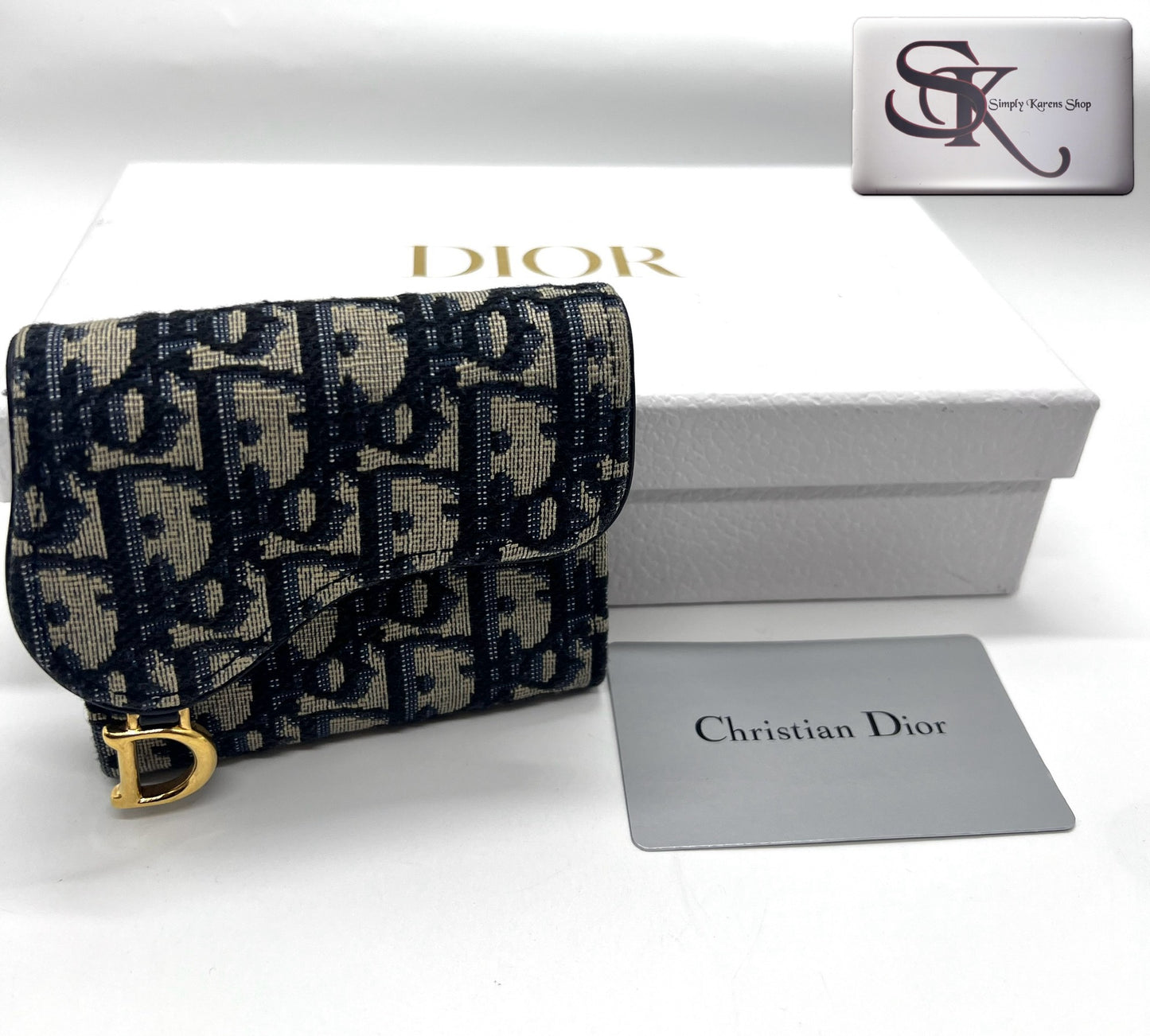 Christian Dior Oblique Saddle Lotus Compact wallet π΅πP26,400π΅π