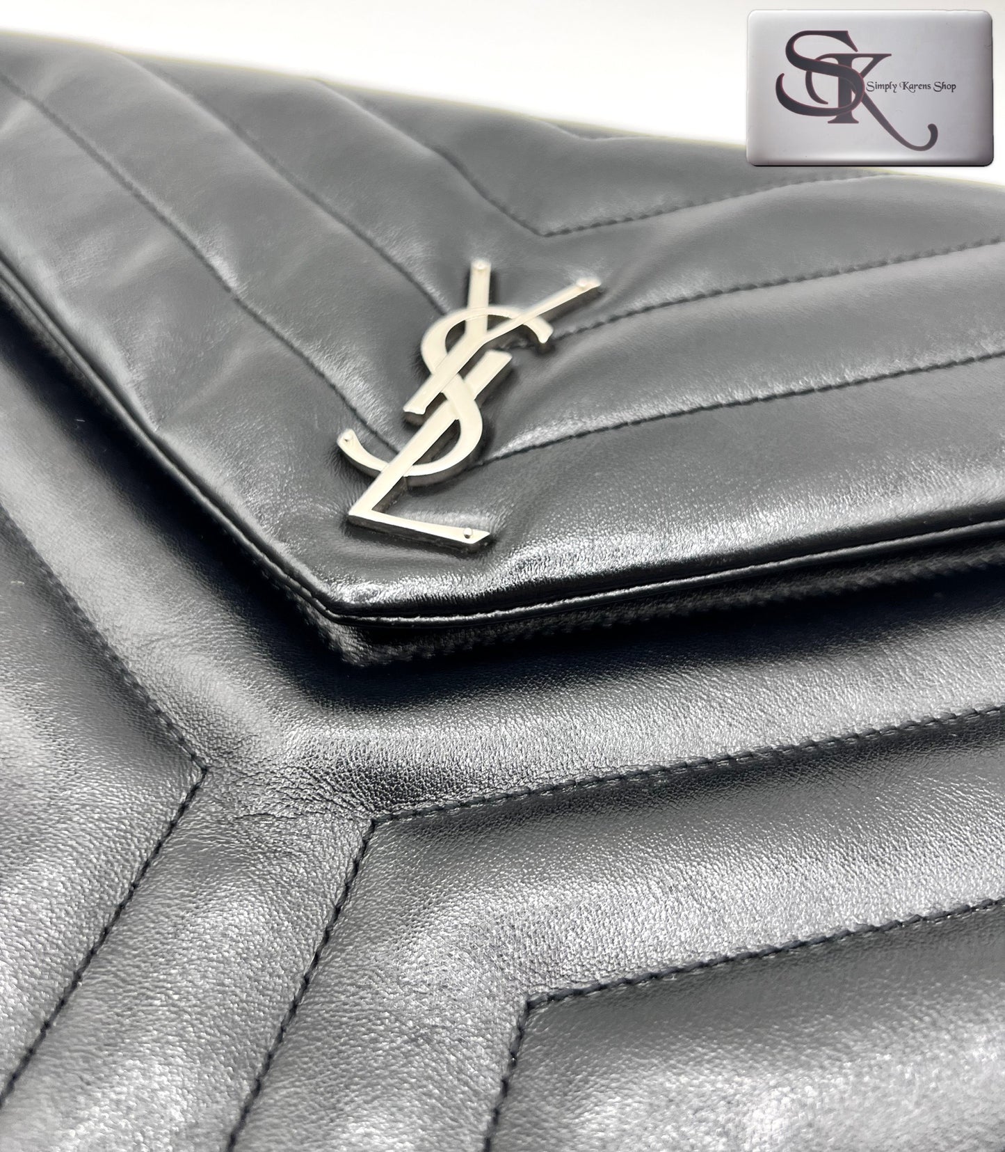 Yves Saint Laurent Calfskin Y Monogram Lou Lou Document Holder S 33 X 26 (🇵🇭P37,840)