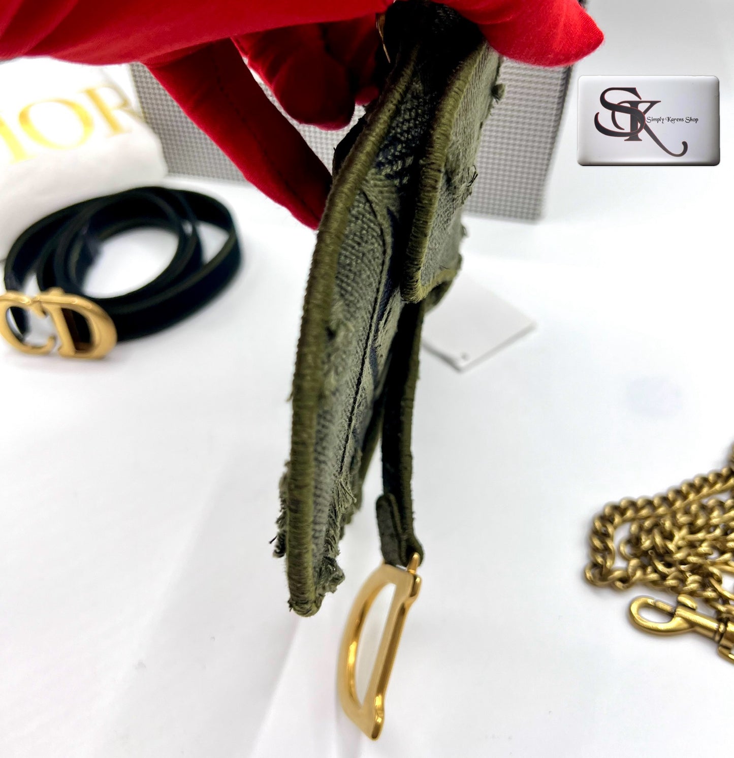 Christian Dior Saddle Beltbag 2 way with chain strap π΅πP92,000π΅π