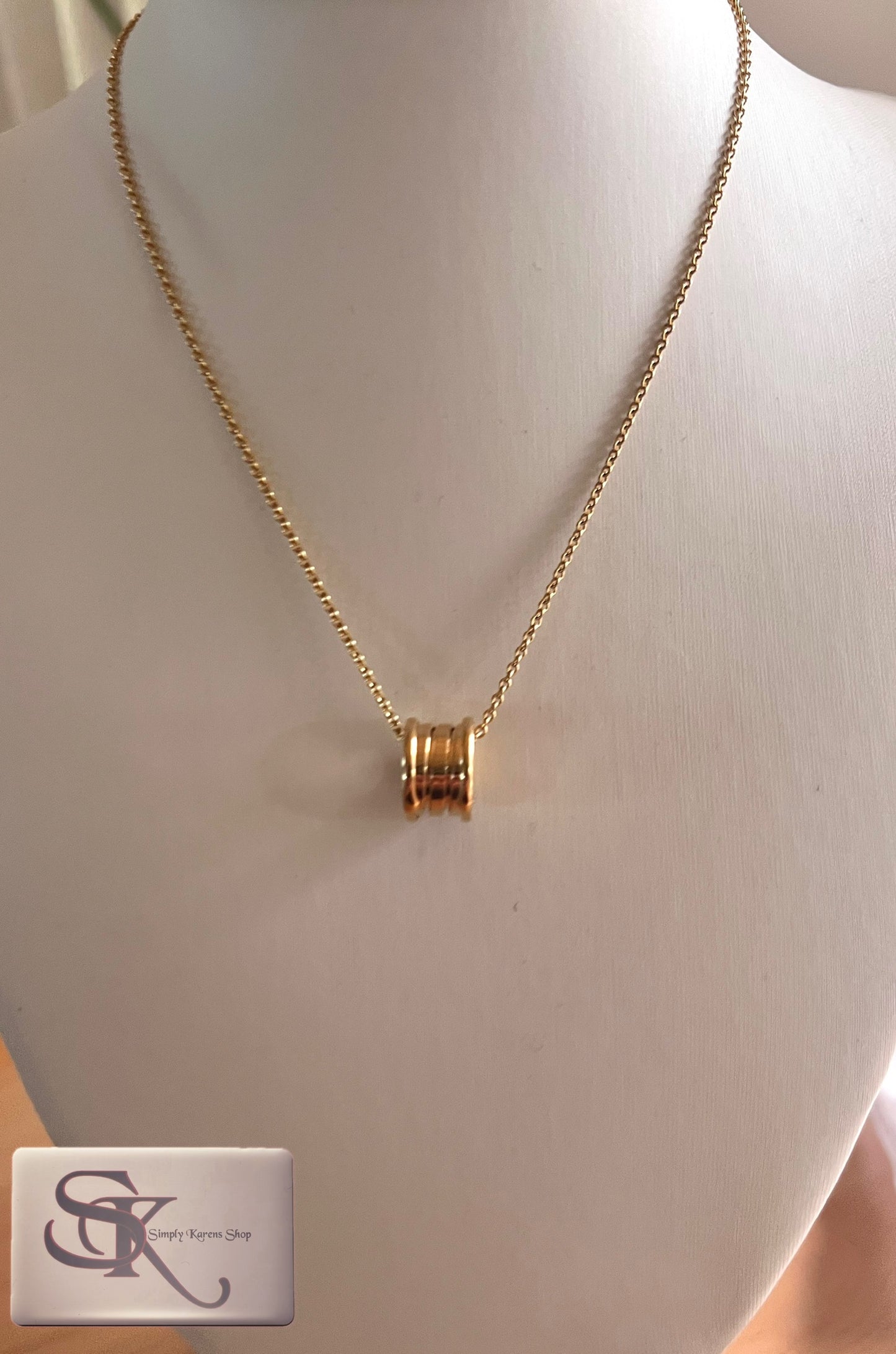 Bvlgari B-Zero K18 Yg Necklace 40cm 11.5g (🇵🇭P118,680)