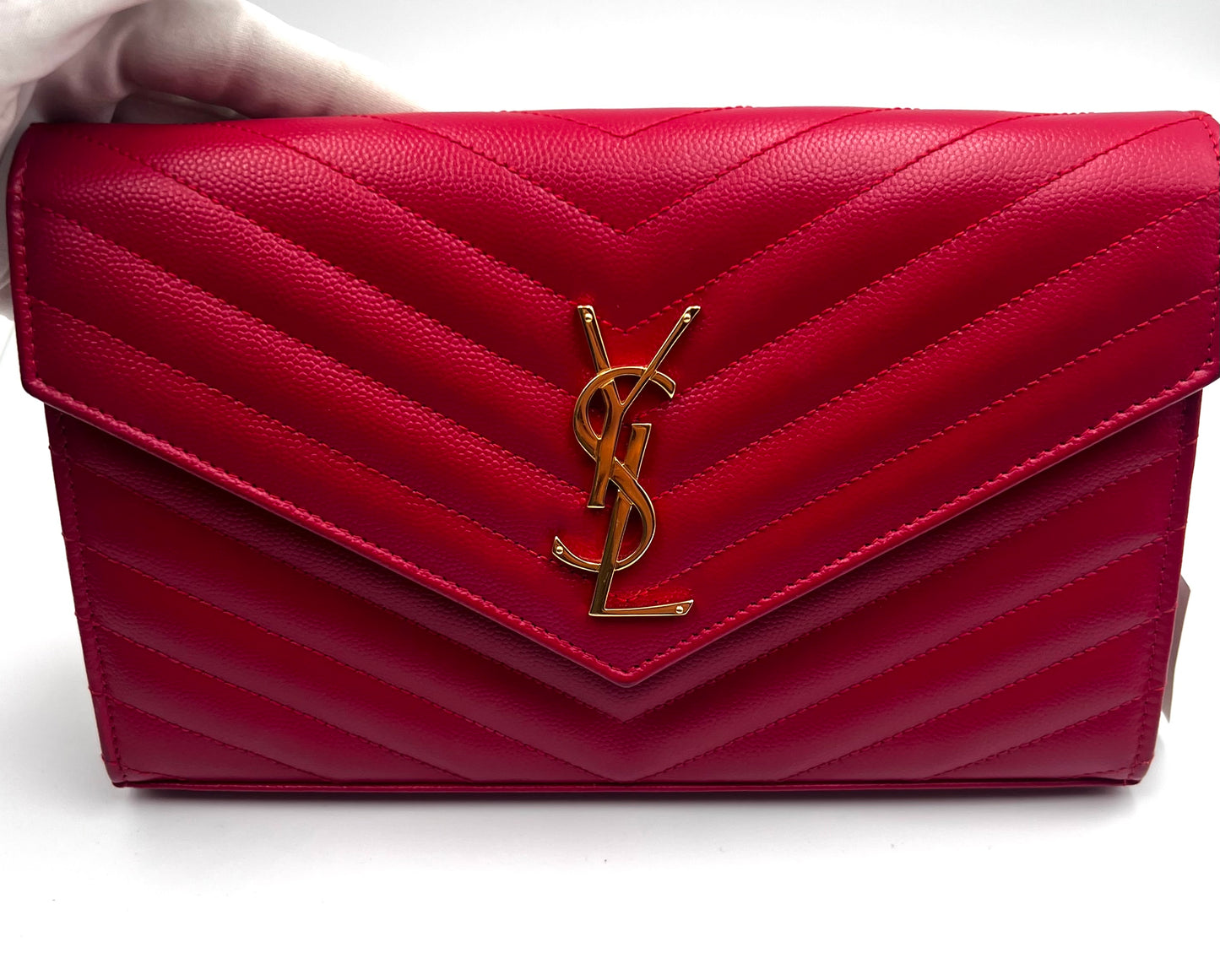 Yves Saint Laurent Cassandre Wallet On Chain Mm Size (🇵ðŸ‡P63,640)