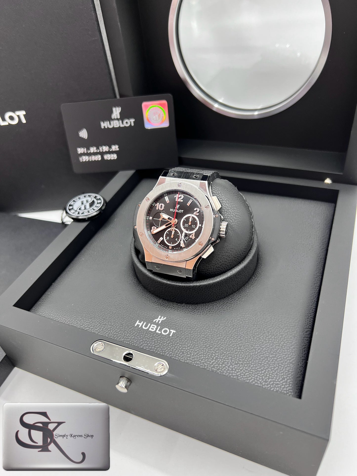 Hublot Bigbang AT 48mm SS/black Rubber 20cm complete π΅πP378,400π΅π