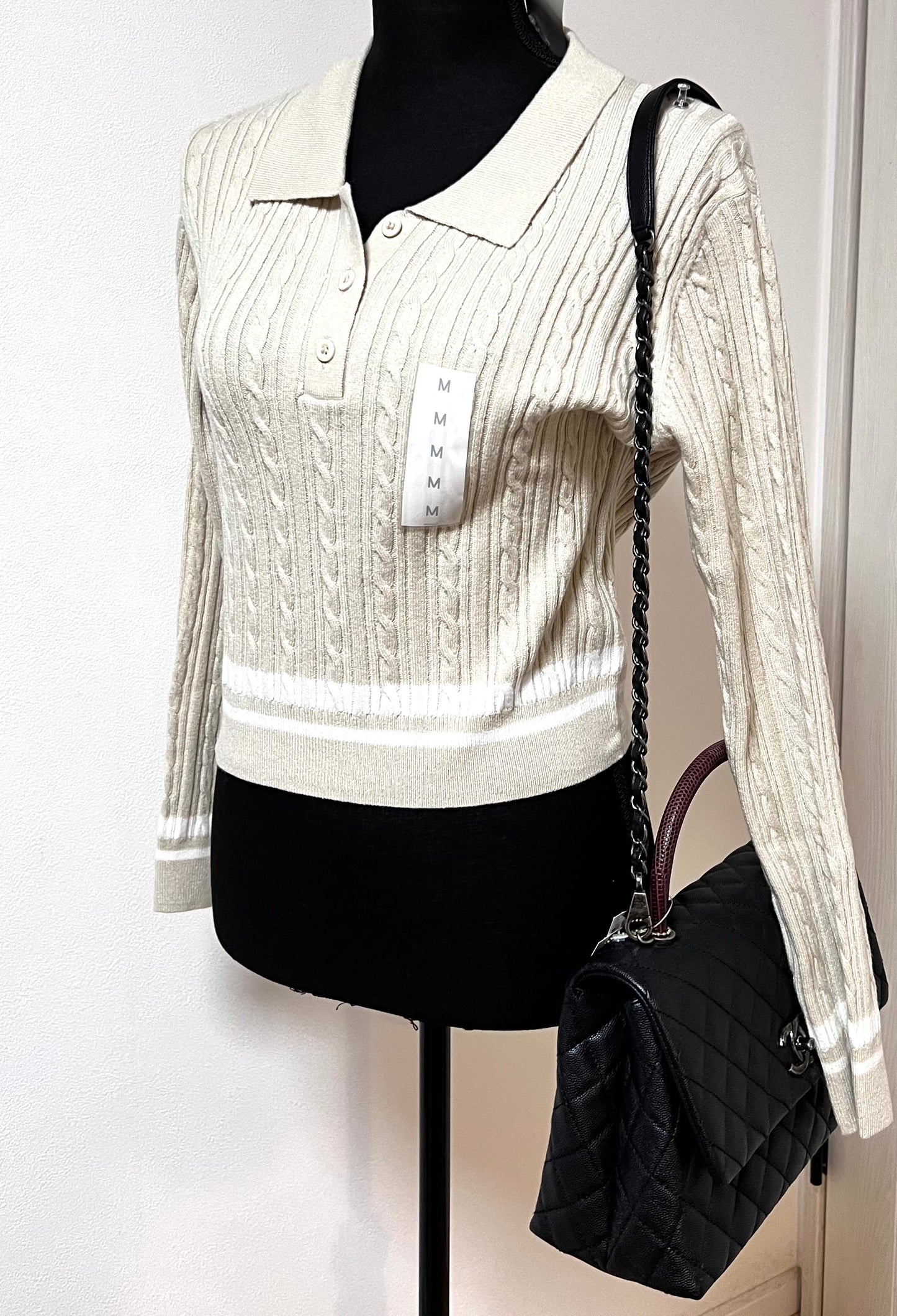 Chanel Caviar Coco python handle Matlase 2 way Bag series 23 mm size (π΅πP361,200)