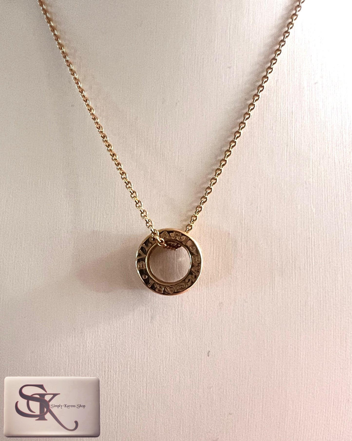 Bvlgari B-Zero K18 Yg Necklace 40cm 11.5g (🇵🇭P118,680)