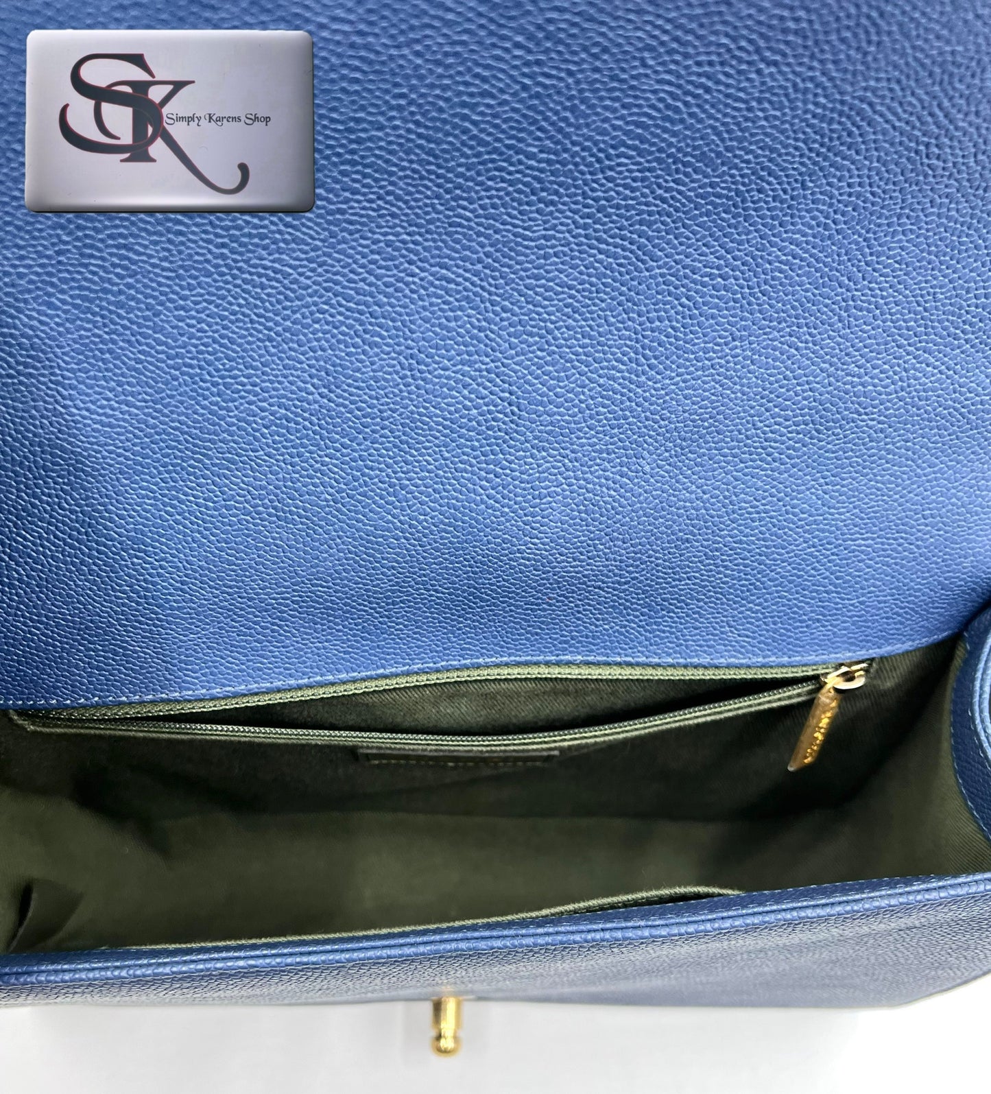 Chanel Caviar Leboy Navy Blue New Medium G.H. (🇵🇭P344,000)