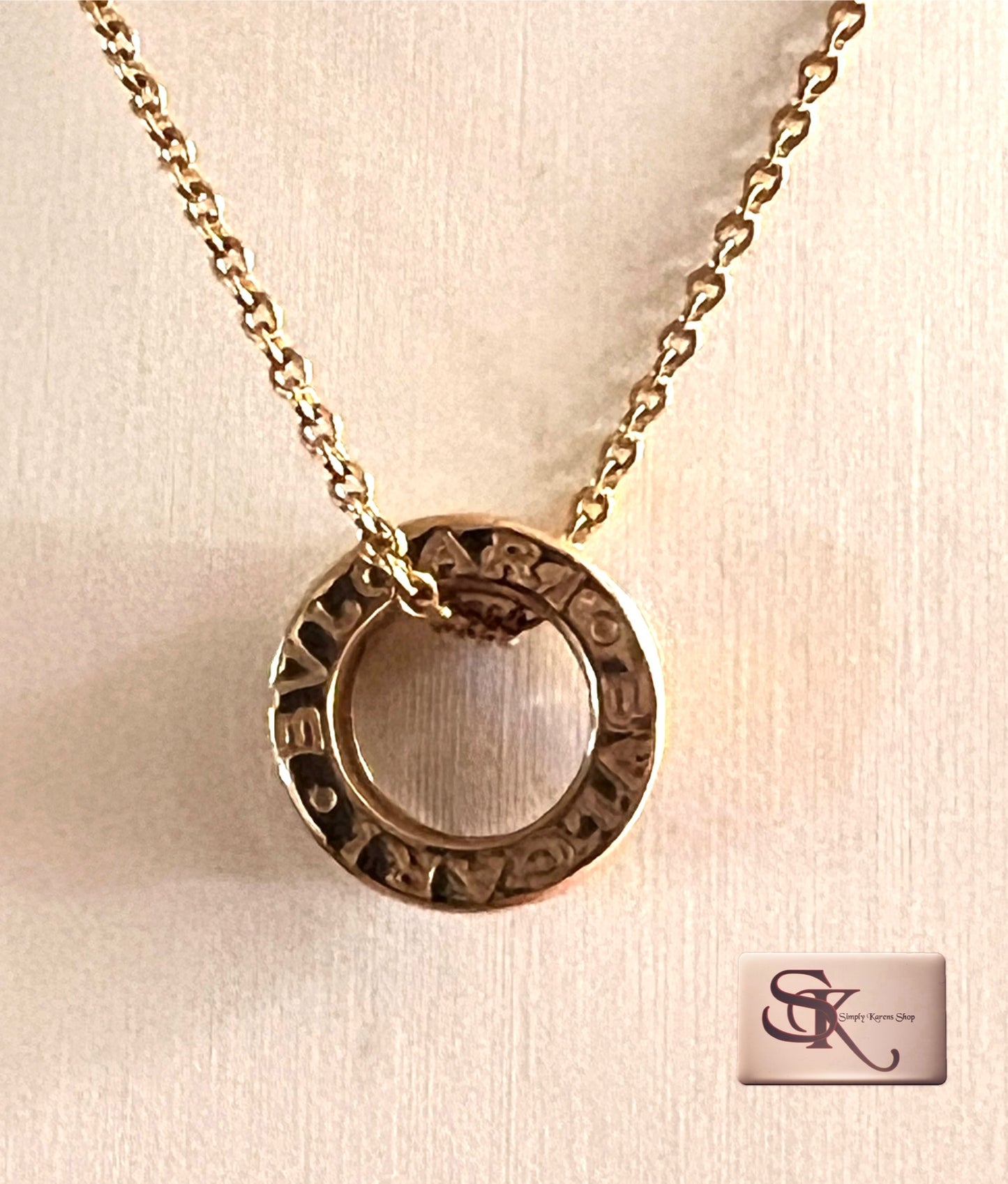 Bvlgari B-Zero K18 Yg Necklace 40cm 11.5g (🇵🇭P118,680)