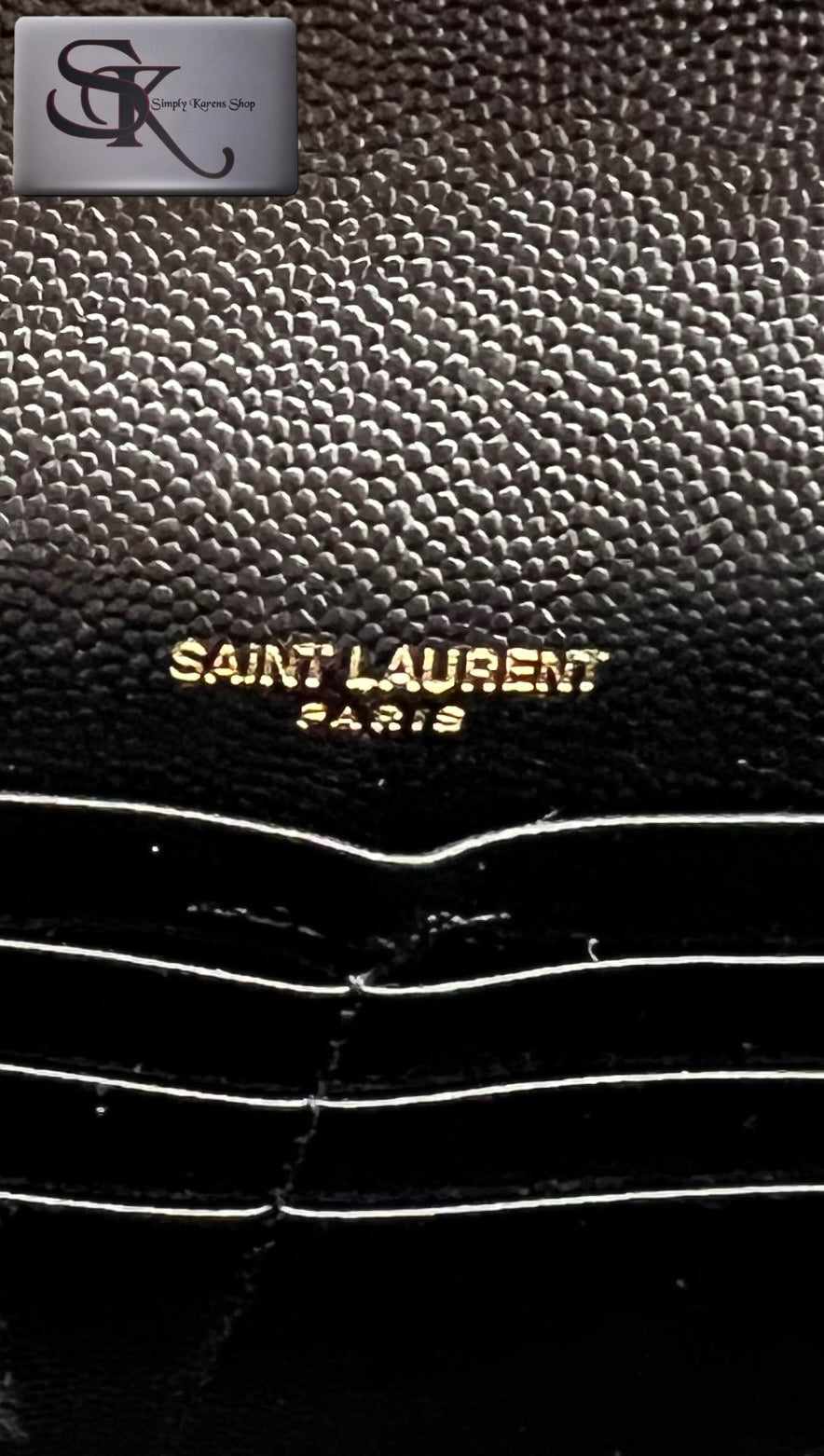Yves Saint Laurent Cassandre Envelope wallet on chain S19 X13 Cm (🇵🇭P72,240)