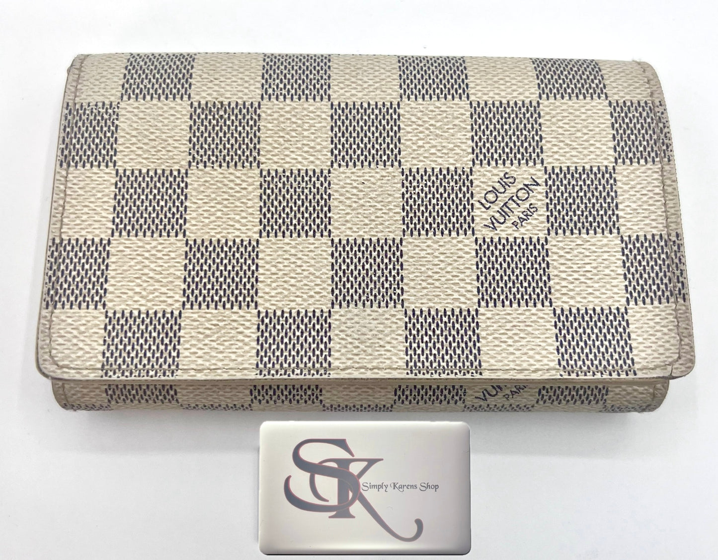 Lv Azur Trifold Semi Long wallet