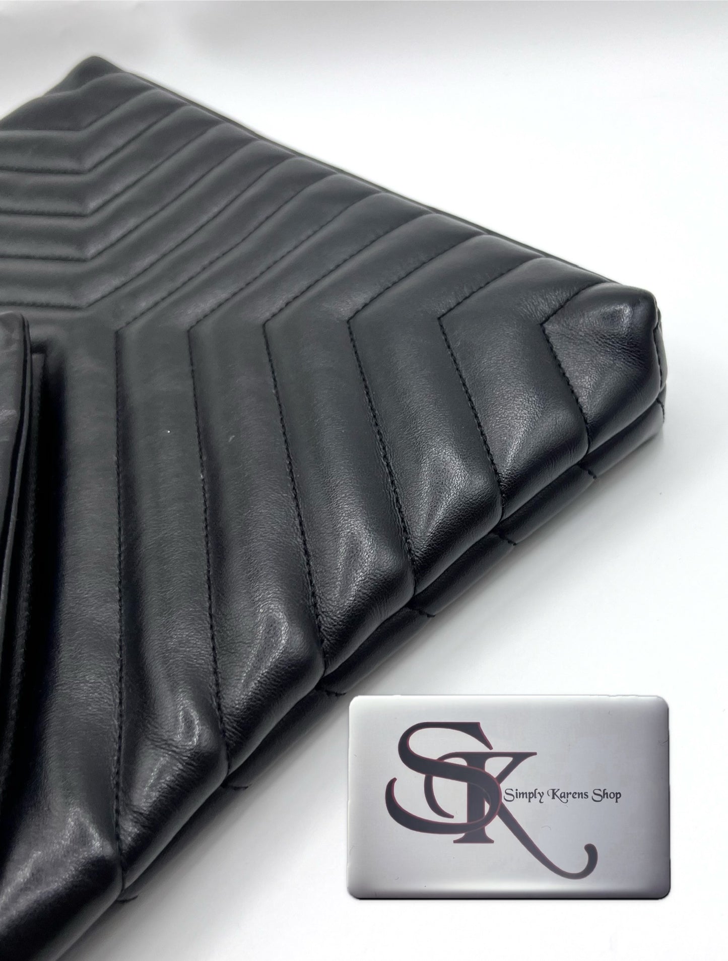 Yves Saint Laurent Calfskin Y Monogram Lou Lou Document Holder S 33 X 26 (🇵🇭P37,840)