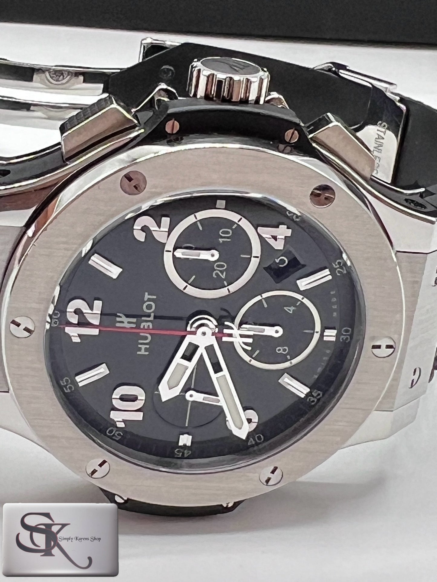 Hublot Bigbang AT 48mm SS/black Rubber 20cm complete π΅πP378,400π΅π