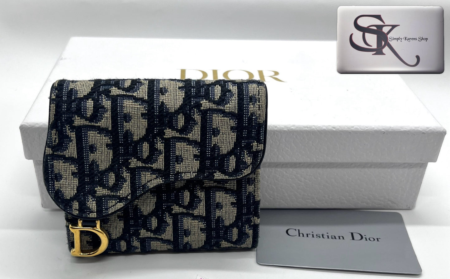 Christian Dior Oblique Saddle Lotus Compact wallet π΅πP26,400π΅π