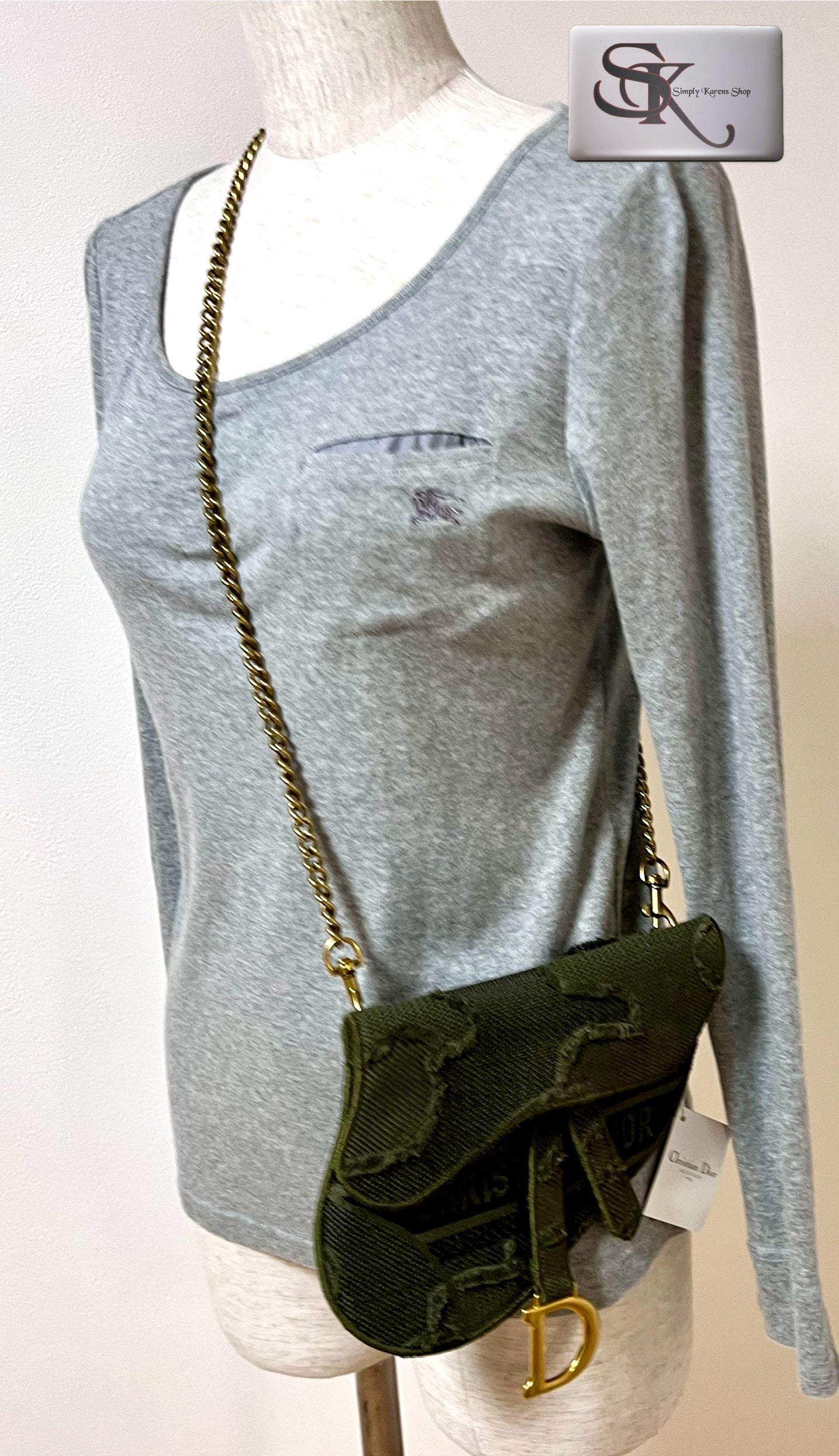 Christian Dior Saddle Beltbag 2 way with chain strap π΅πP92,000π΅π