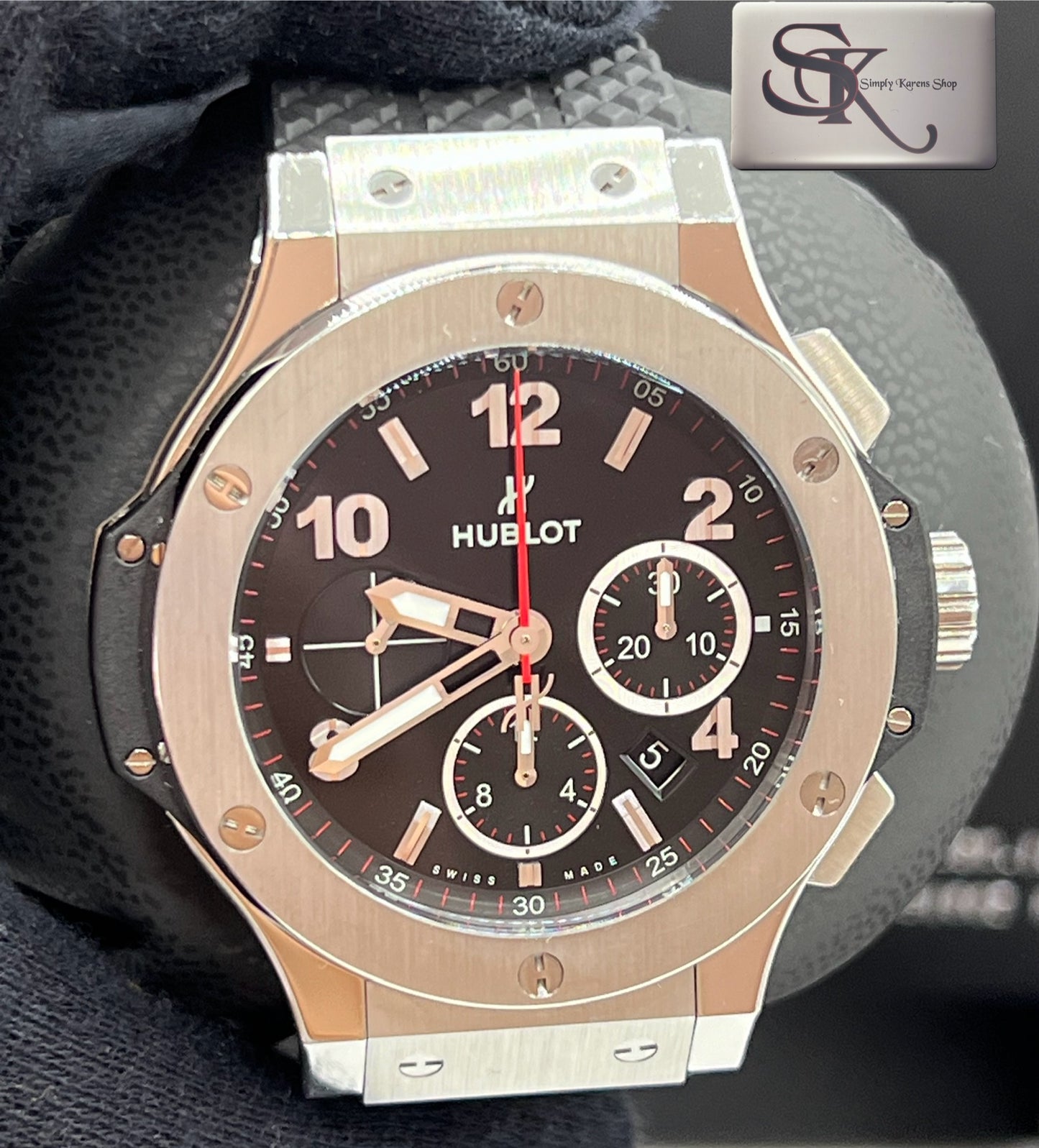Hublot Bigbang AT 48mm SS/black Rubber 20cm complete π΅πP378,400π΅π