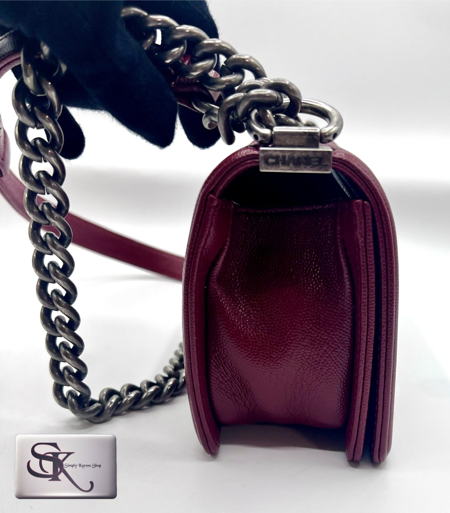 Chanel Chevron Caviar skin Leboy Pm size π΅πP232,000π΅π