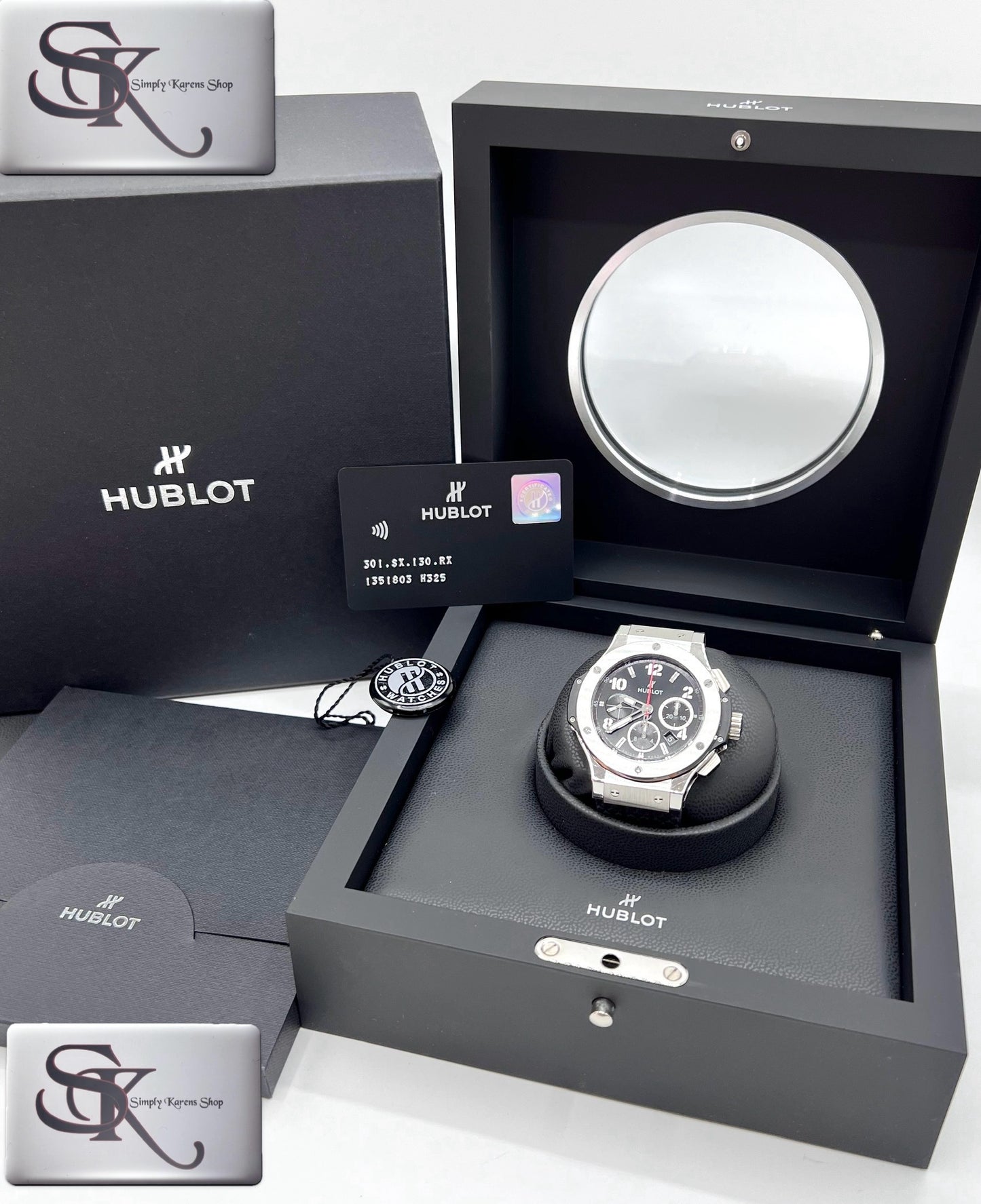 Hublot Bigbang AT 48mm SS/black Rubber 20cm complete π΅πP378,400π΅π