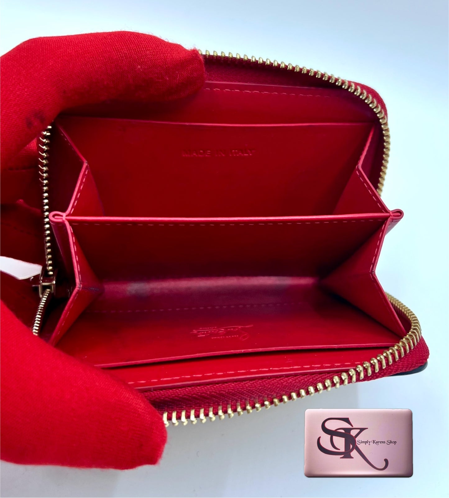 Christian louboutin Panettone Beige Leather Card/ Coin Case π΅πP11,200π΅π