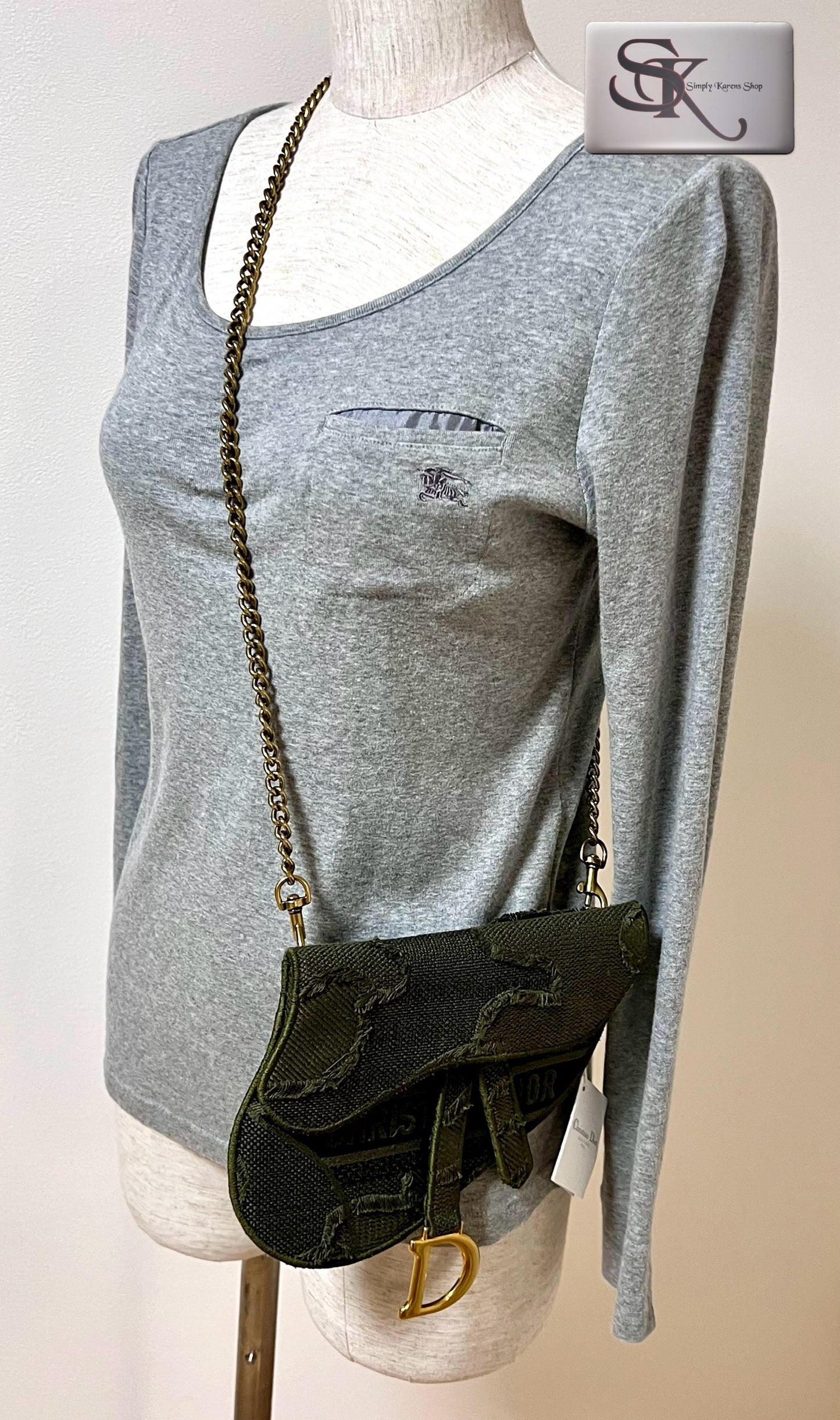 Christian Dior Saddle Beltbag 2 way with chain strap π΅πP92,000π΅π