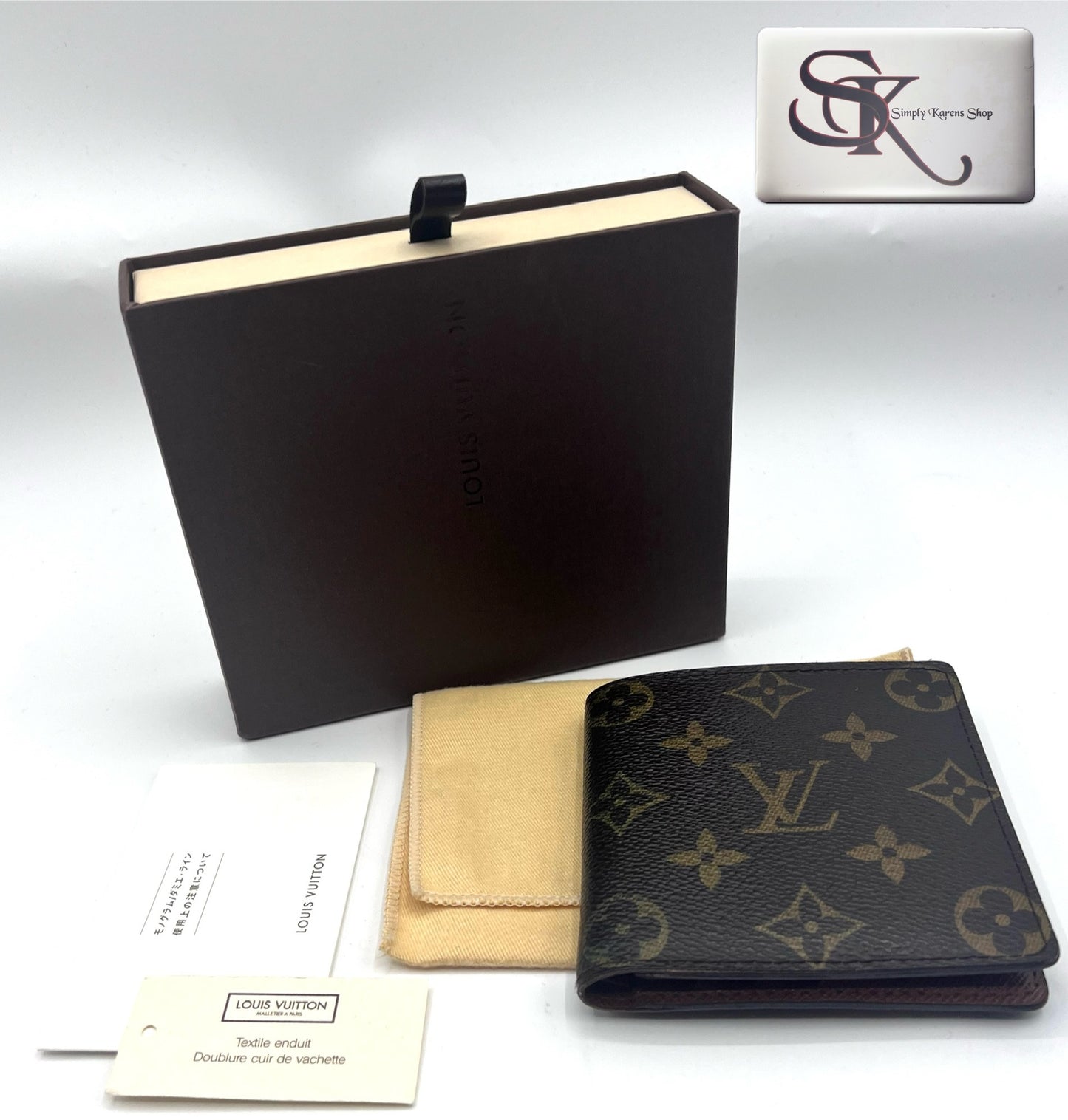 Lv Monogram Mens Short Wallet (🇵🇭P14,620)