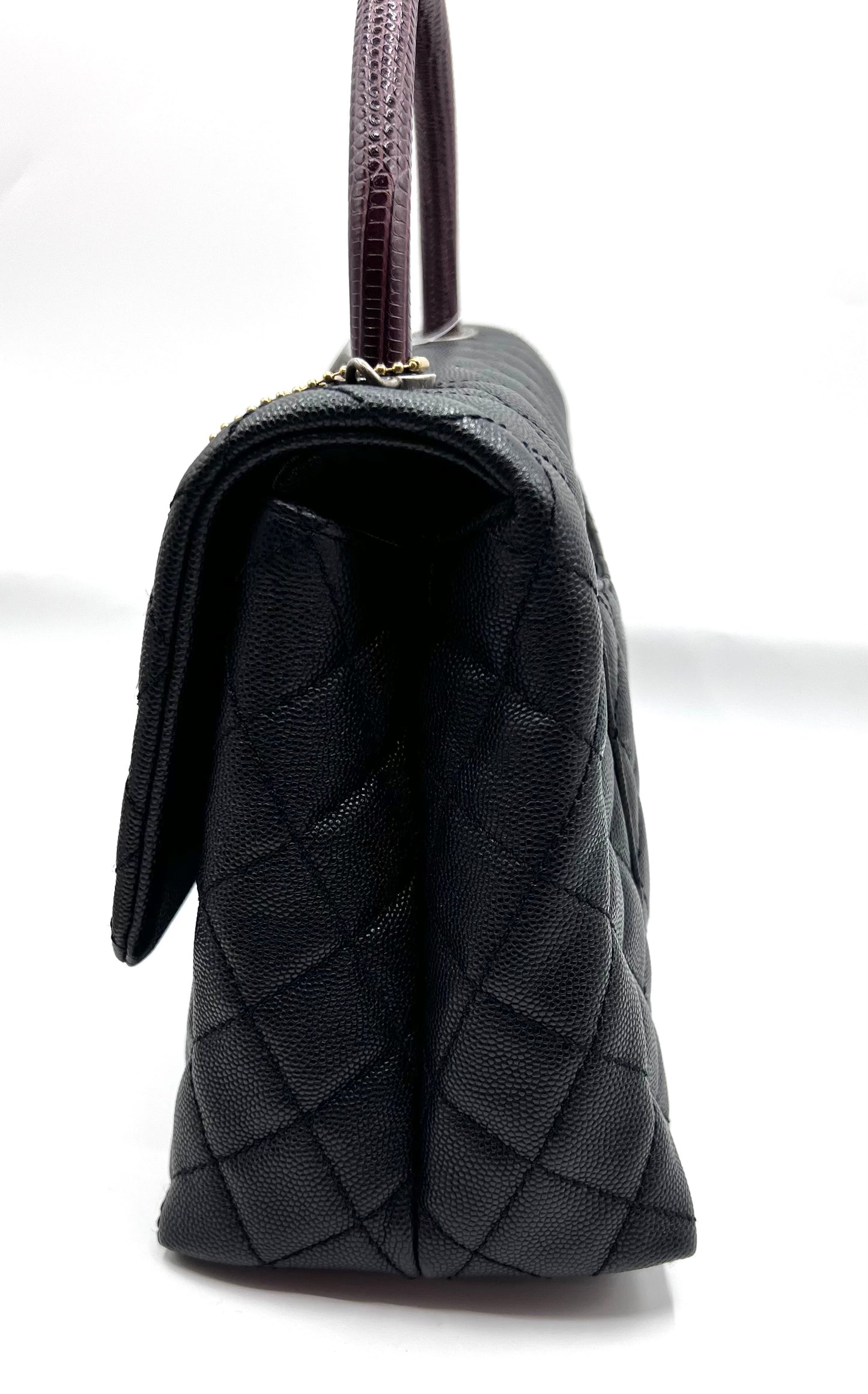 Chanel Caviar Coco python handle Matlase 2 way Bag series 23 mm size (π΅πP361,200)