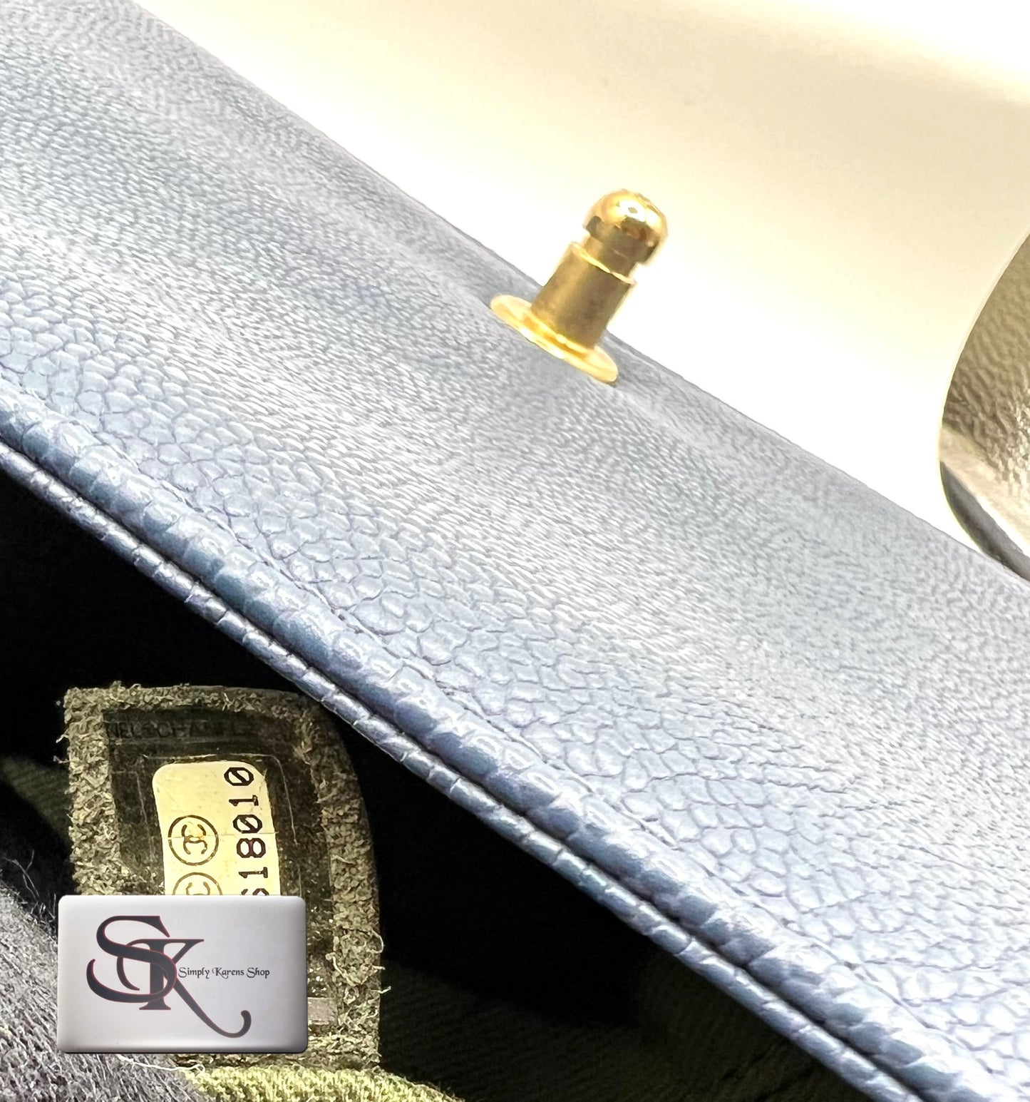 Chanel Caviar Leboy Navy Blue New Medium G.H. (🇵🇭P344,000)