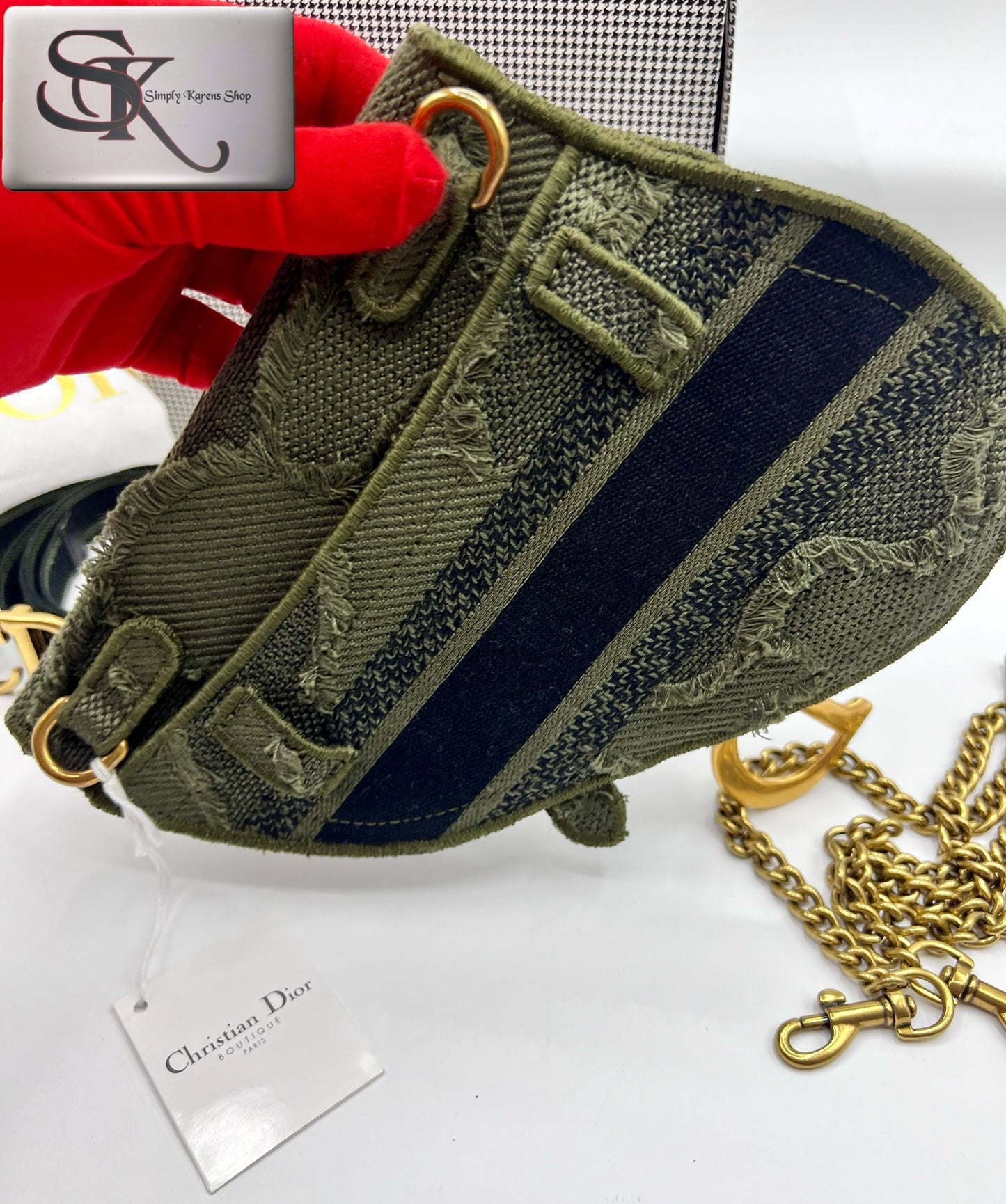 Christian Dior Saddle Beltbag 2 way with chain strap π΅πP92,000π΅π