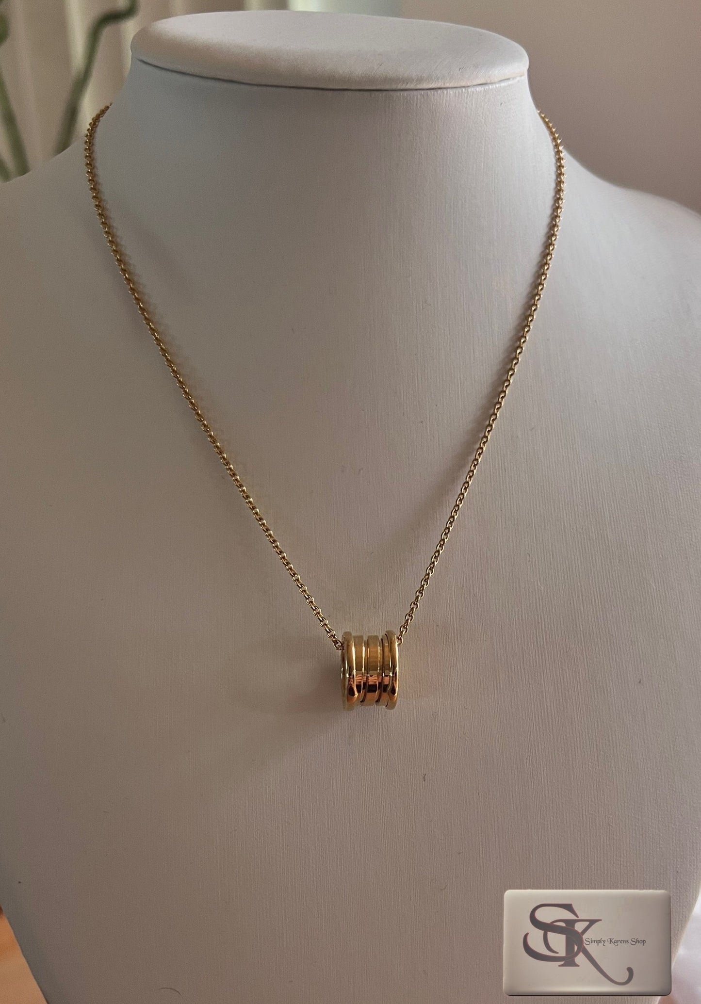 Bvlgari B-Zero K18 Yg Necklace 40cm 11.5g (🇵🇭P118,680)