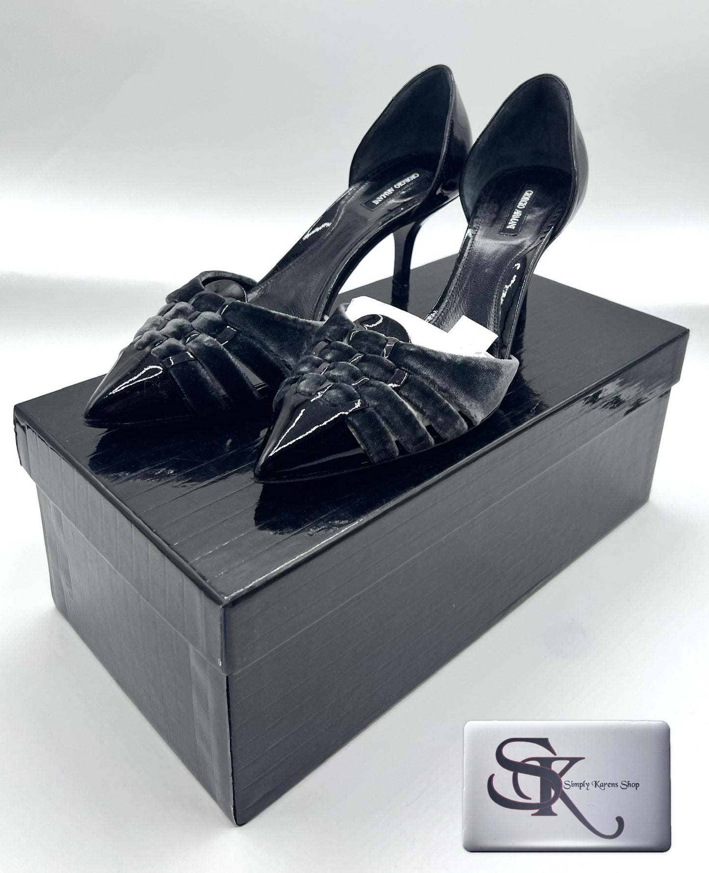 Gorgio Armani Suede/enamel Pumps S38 π΅πP4,800π΅π