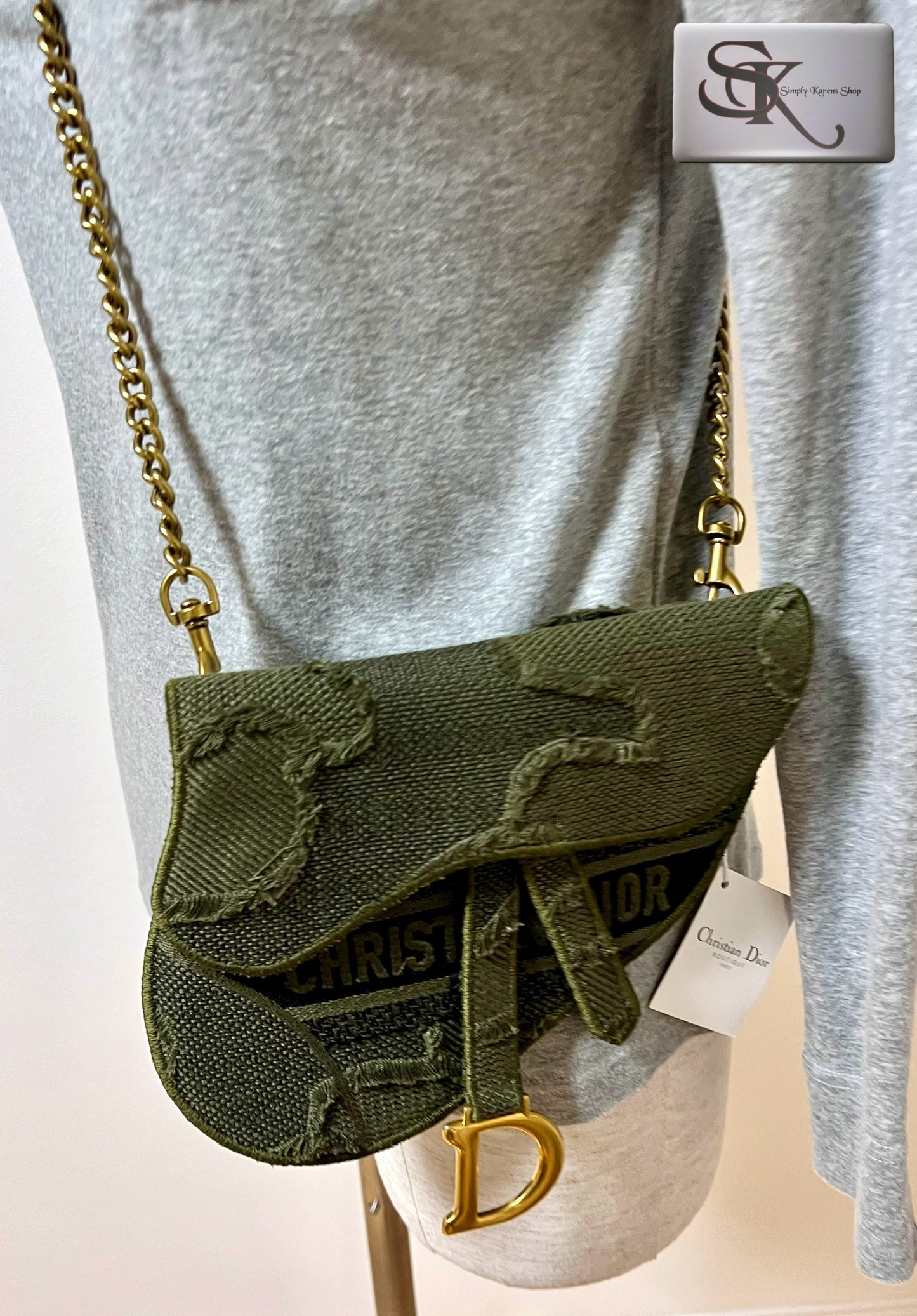 Christian Dior Saddle Beltbag 2 way with chain strap π΅πP92,000π΅π