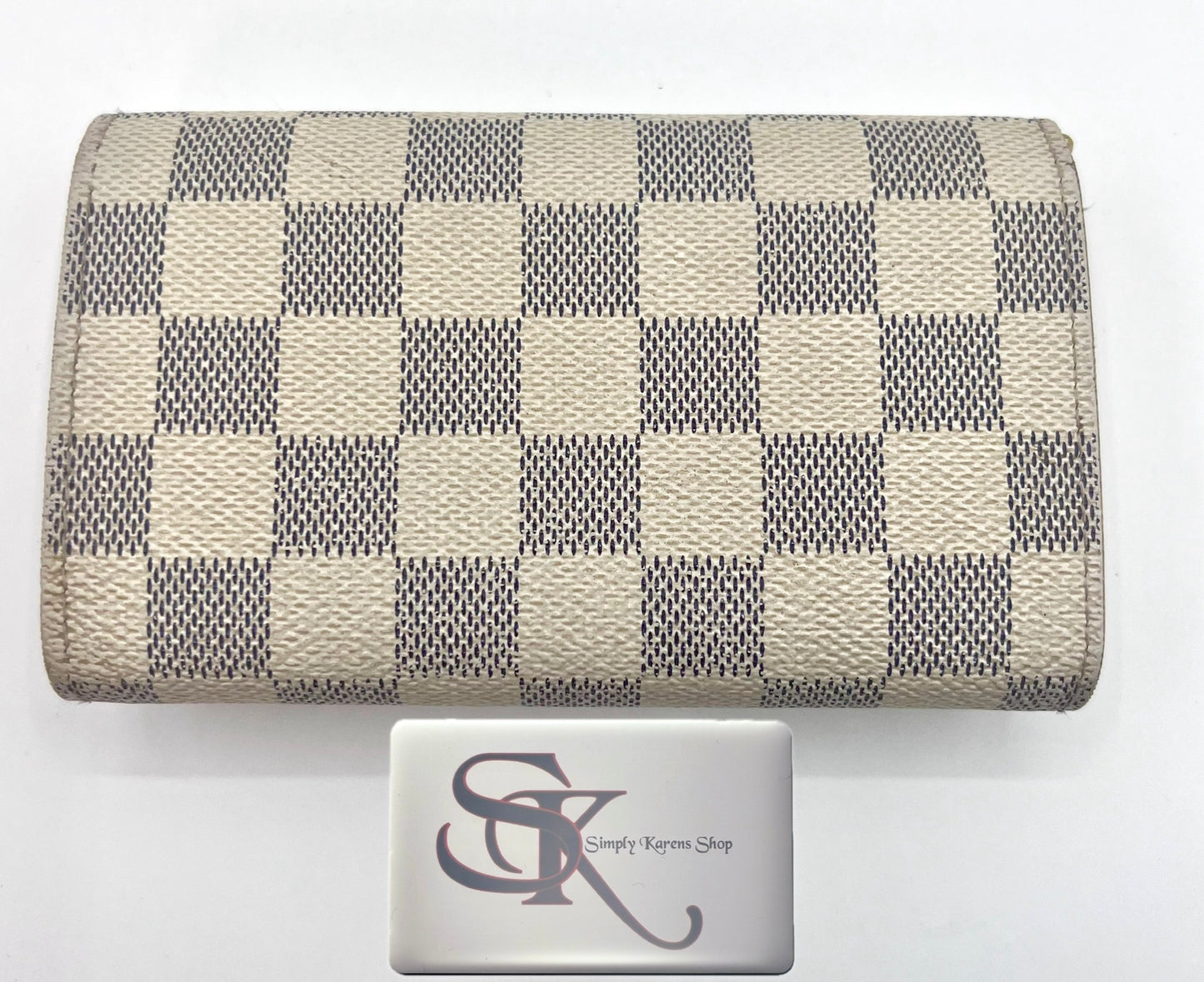 Lv Azur Trifold Semi Long wallet