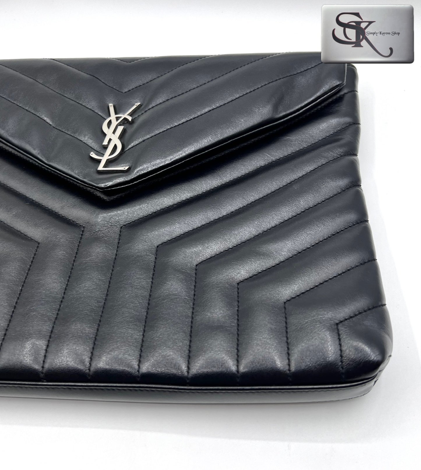 Yves Saint Laurent Calfskin Y Monogram Lou Lou Document Holder S 33 X 26 (🇵🇭P37,840)