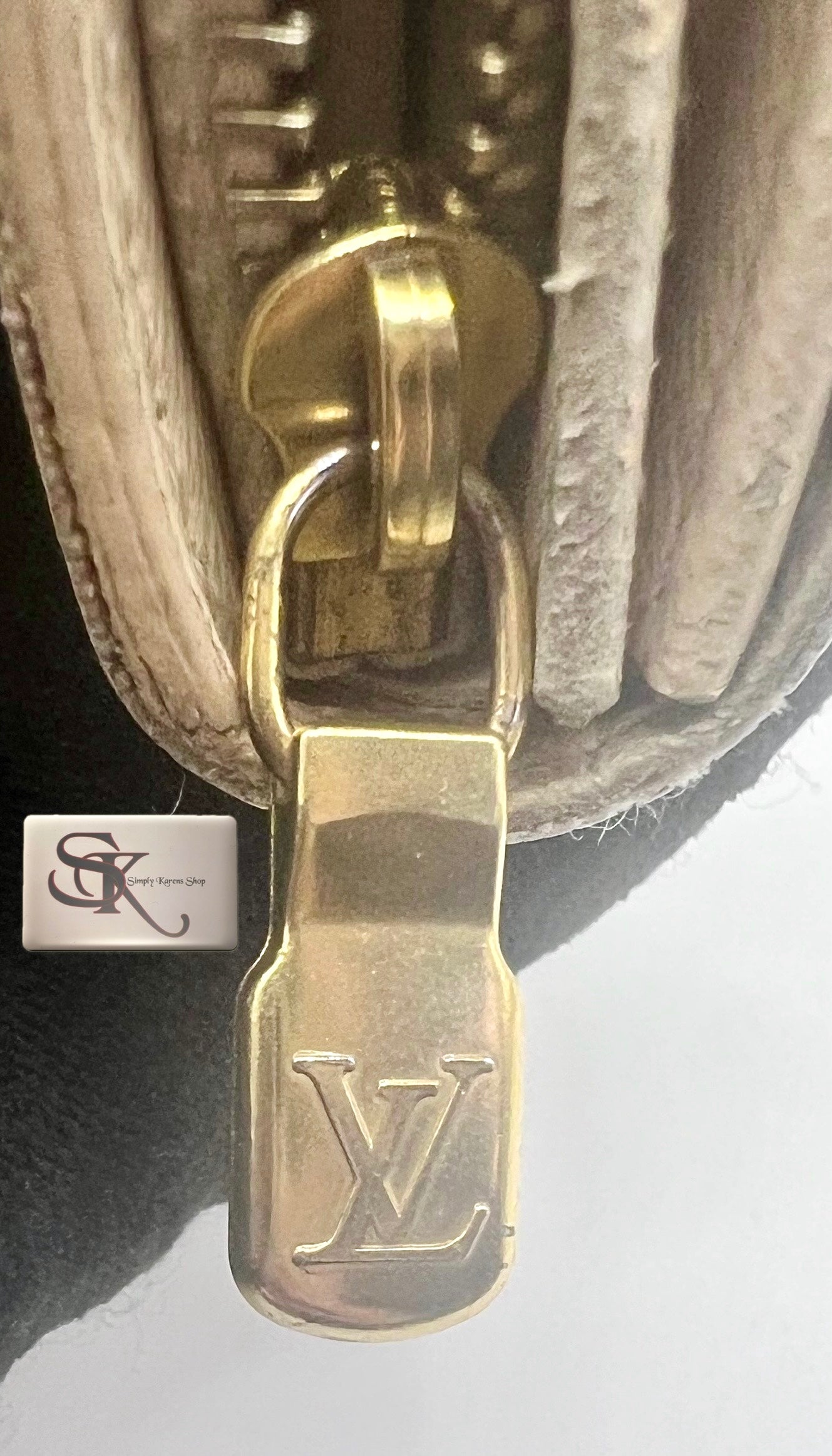 Lv Azur Trifold Semi Long wallet