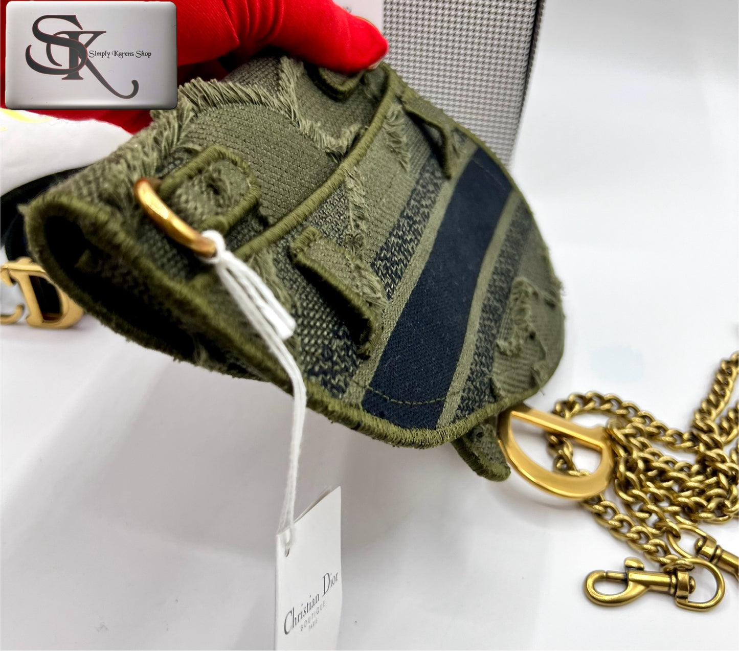 Christian Dior Saddle Beltbag 2 way with chain strap π΅πP92,000π΅π