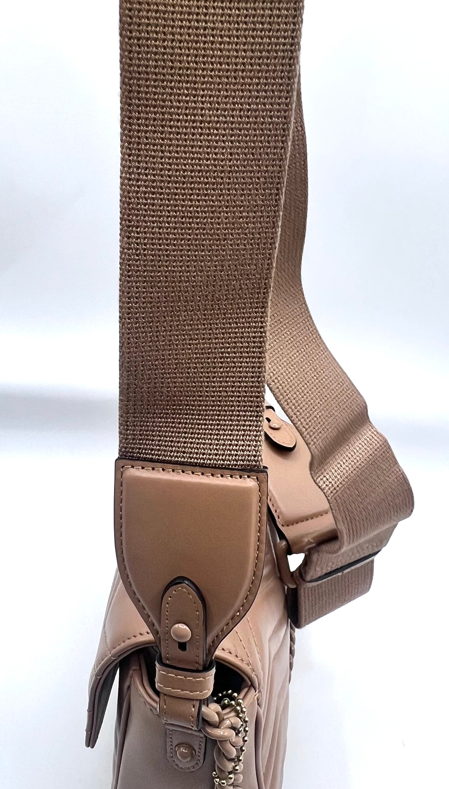 Gucci GG Marmont Neutral Mini Padded Crossbody Bag