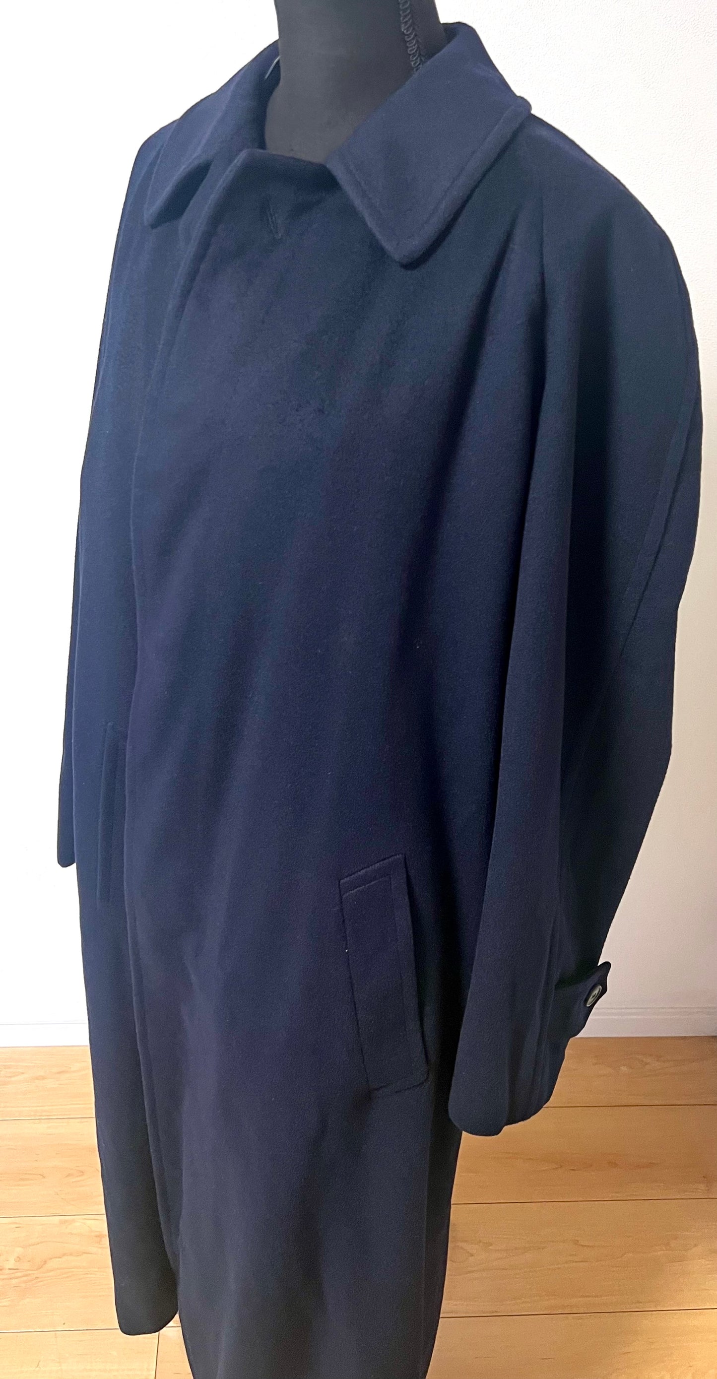 Hermes Navy Blue Long Trench Coat XL size   (🇵🇭P27,520)