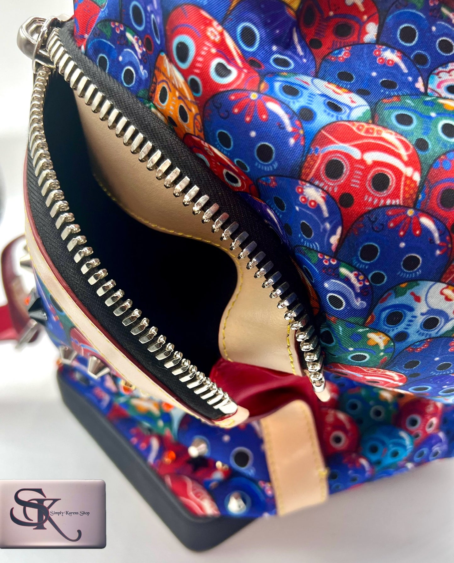 Christian Louboutin Explorer Punk Back Pack Octopus Motif