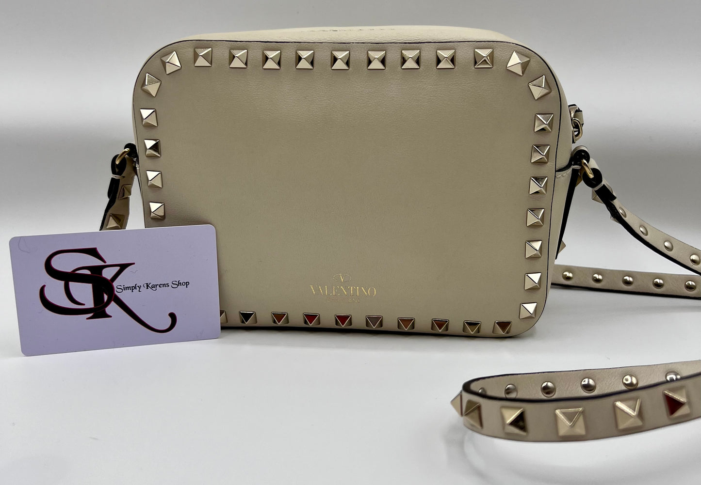 Valentino Garavani Rockstud Camera Crossbody Bag