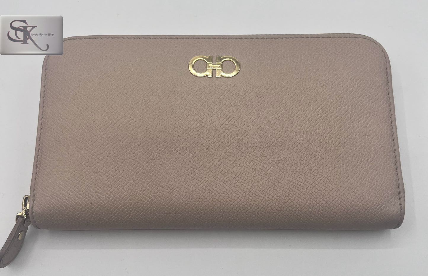 Salvatore Ferragamo zip around wallet