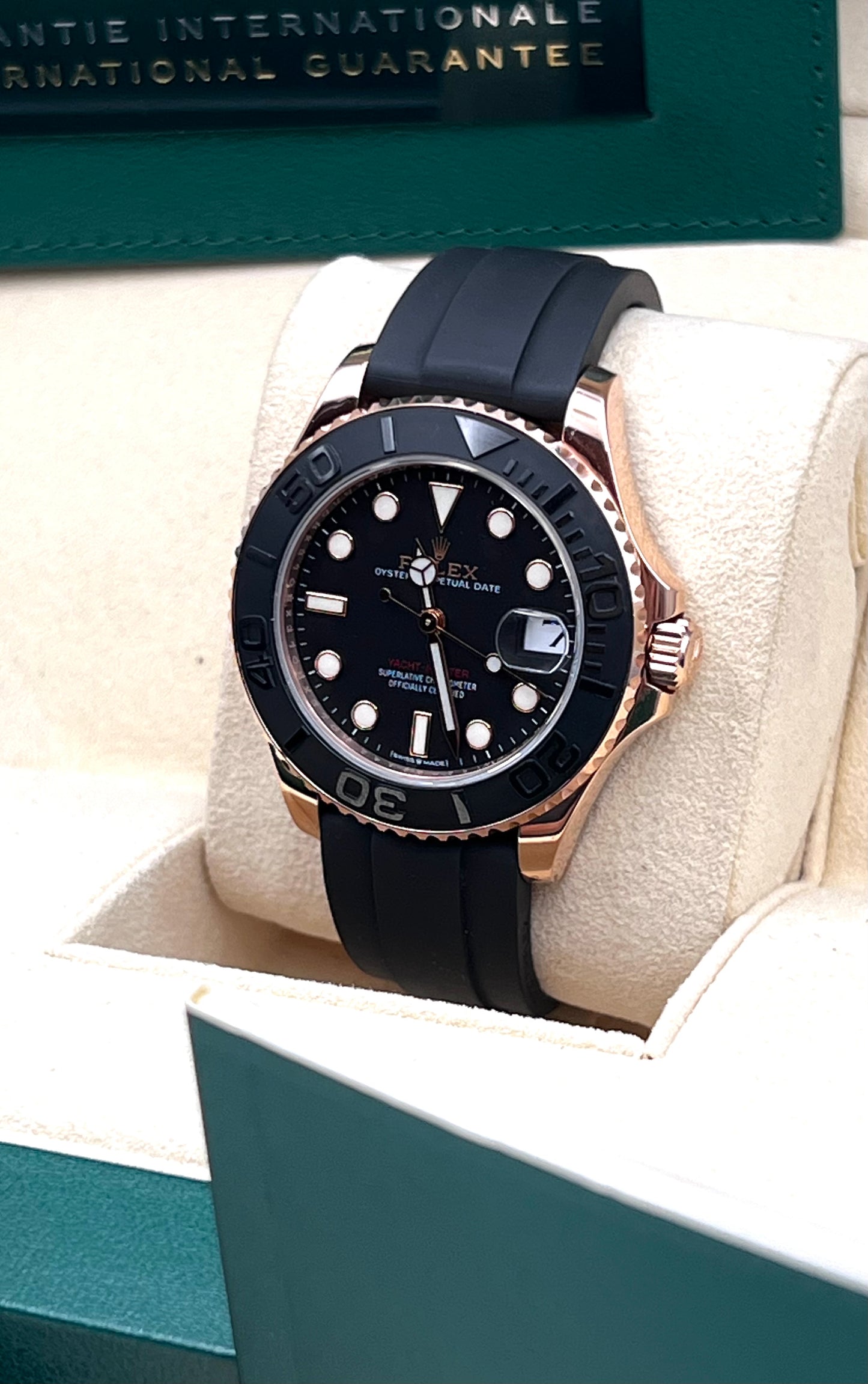 Rolex Yatch Master Oyster flex Rose Gold 40 mm 18cm Yr.2021 complete